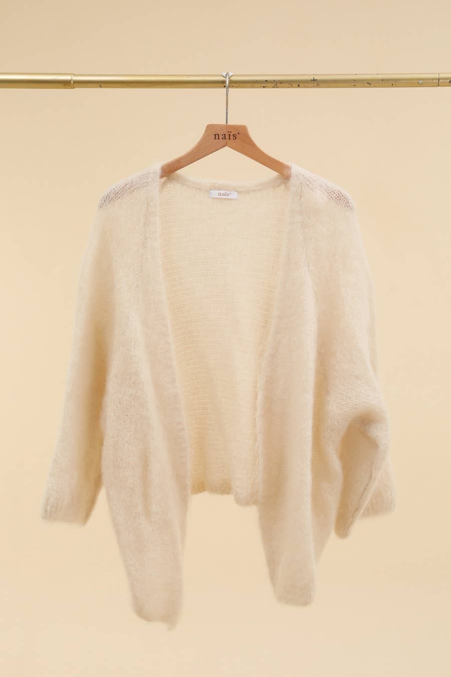 Nais Paris loose mid-length knit cardigan