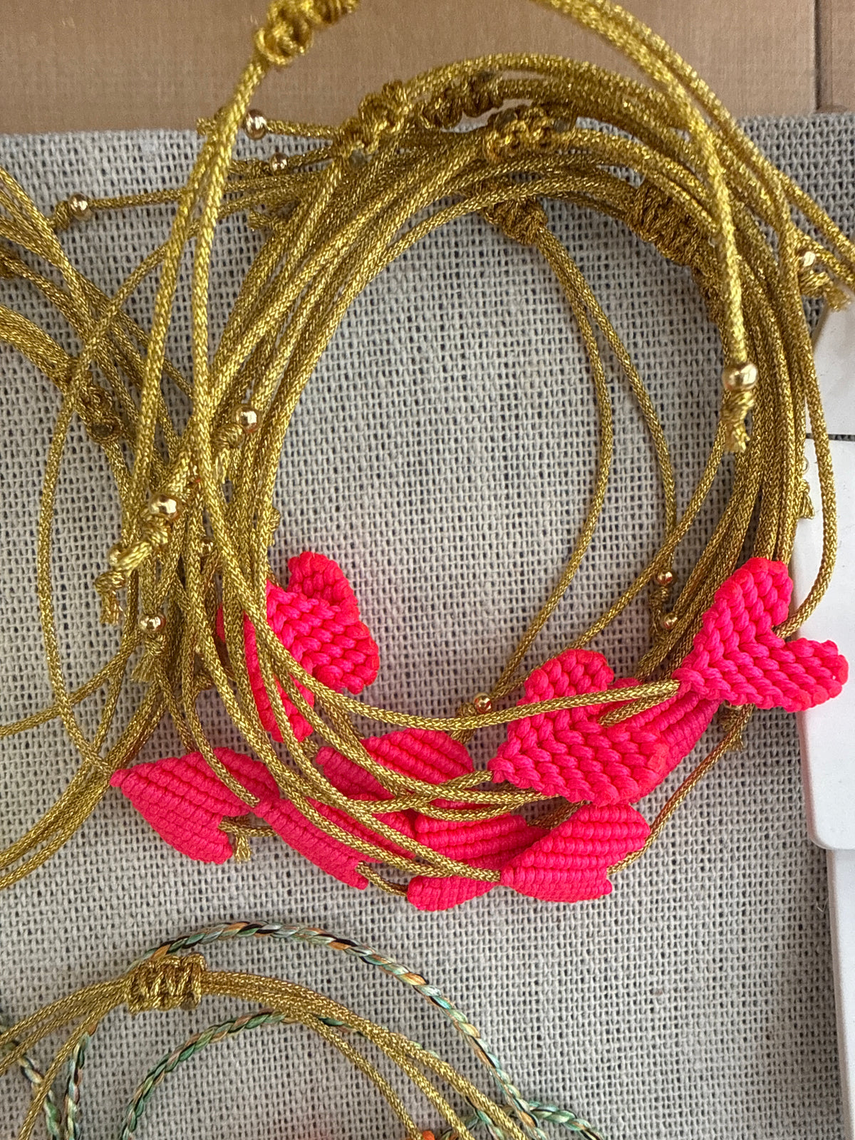 Gold Thread Bracelets