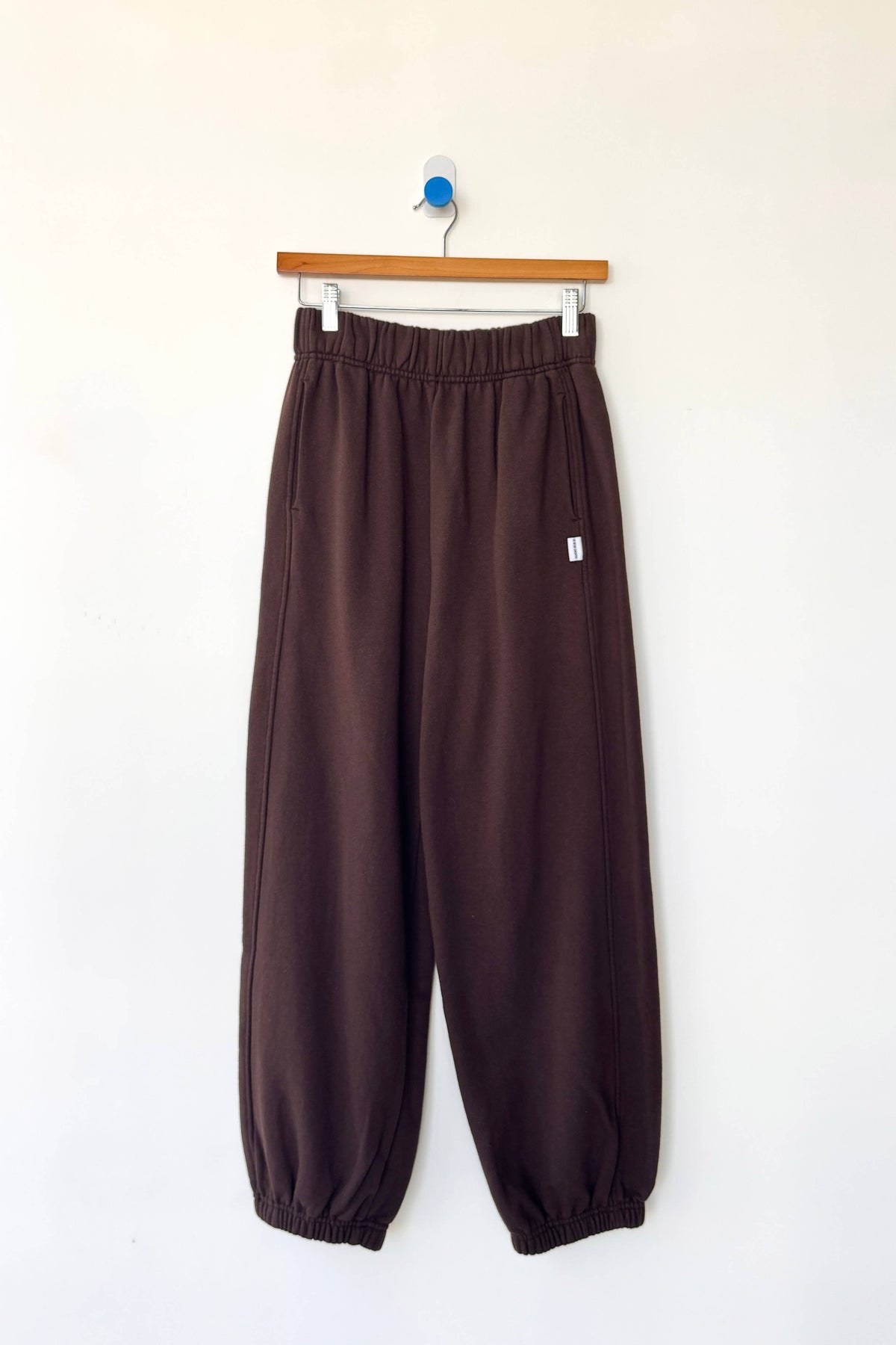 Le Bon Shoppe French Terry Balloon Pants - Chocolate
