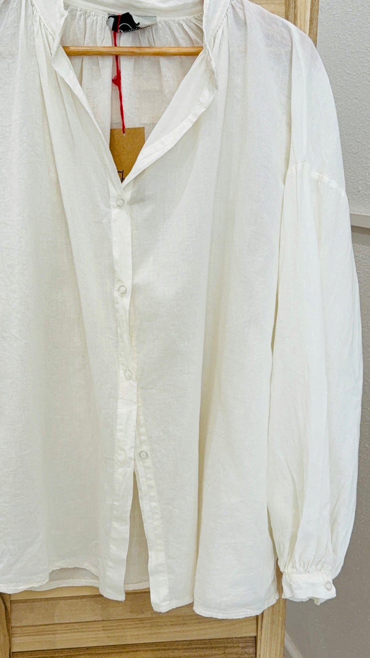 Johanna Cotton Blouse - Cream