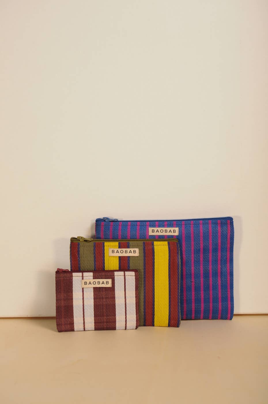 BAOBAB Trio of nylon pouches