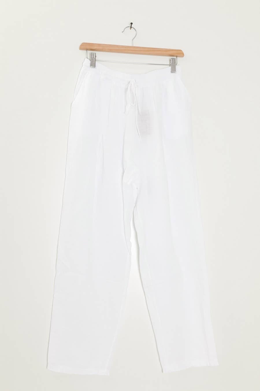 Made in italy Linen Trousers - Blue, White