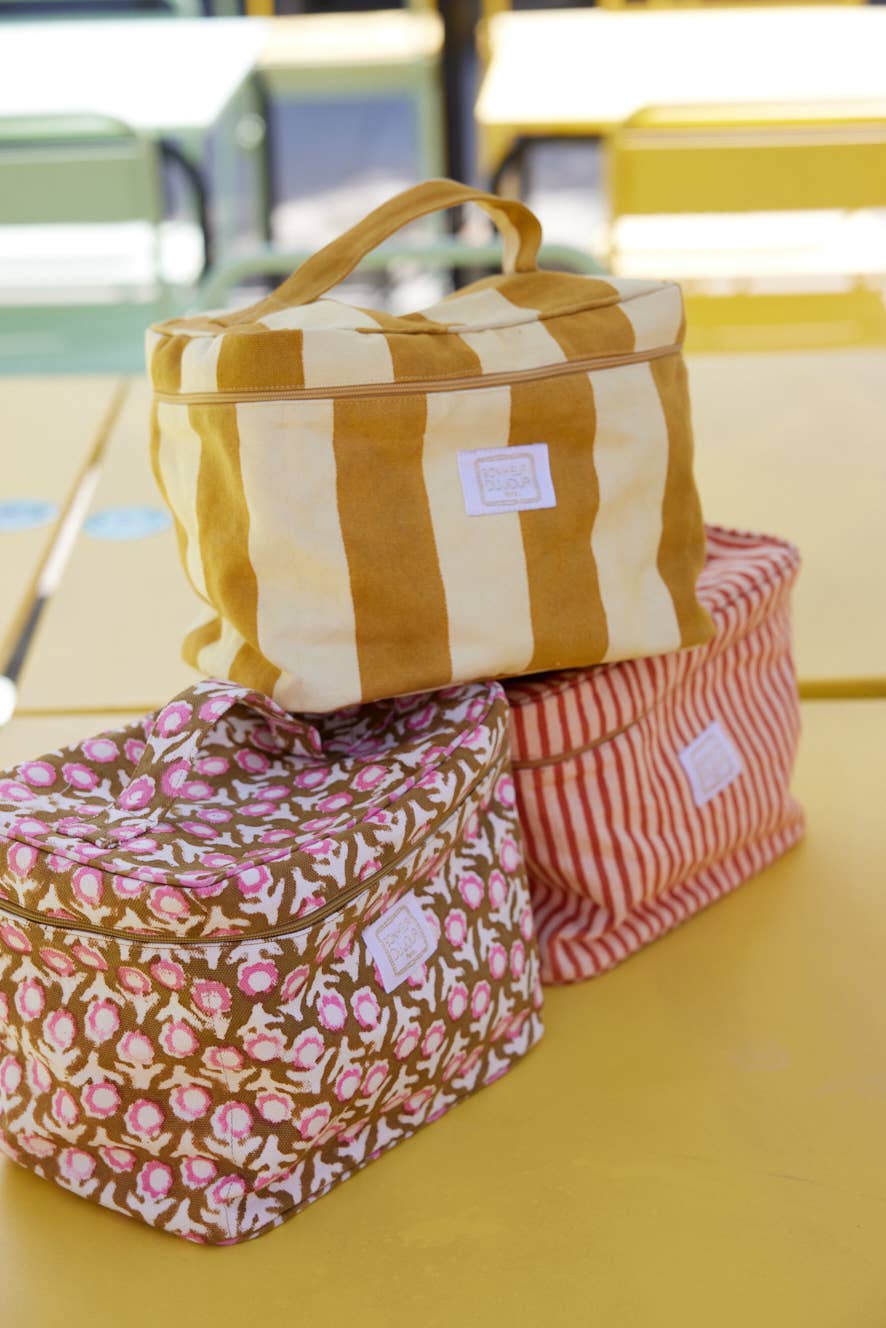 Bonheur du Jour Vanity - Kiwi Stripes