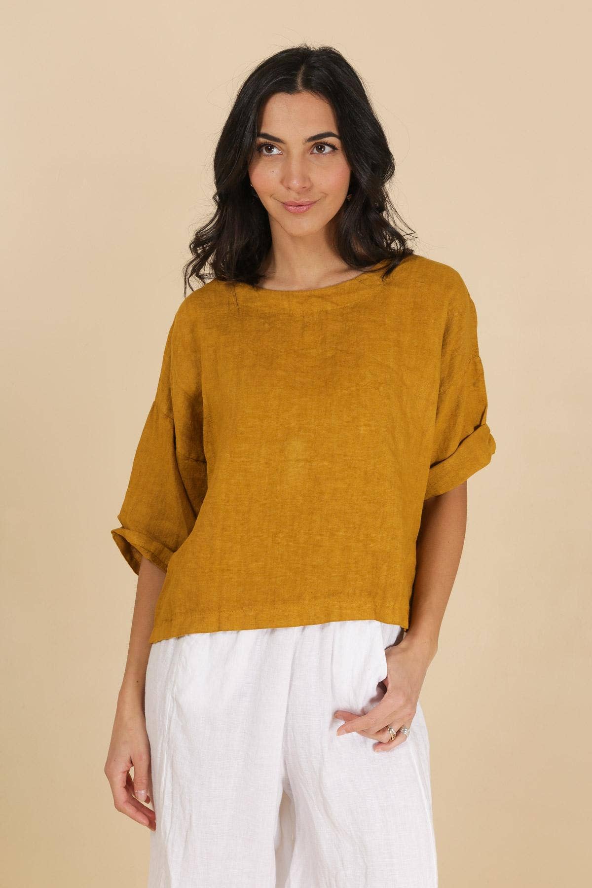 Made in Italy 100% Linen TEE