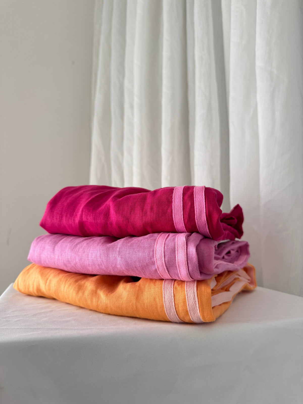 Locolinen 100% Linen Pant - Peach