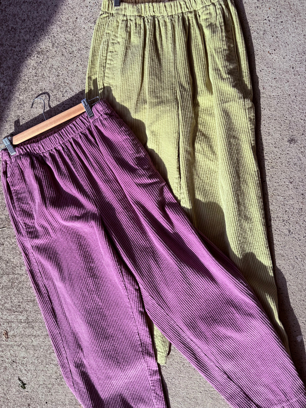 Johanna Major cord pant - Eucalyptus