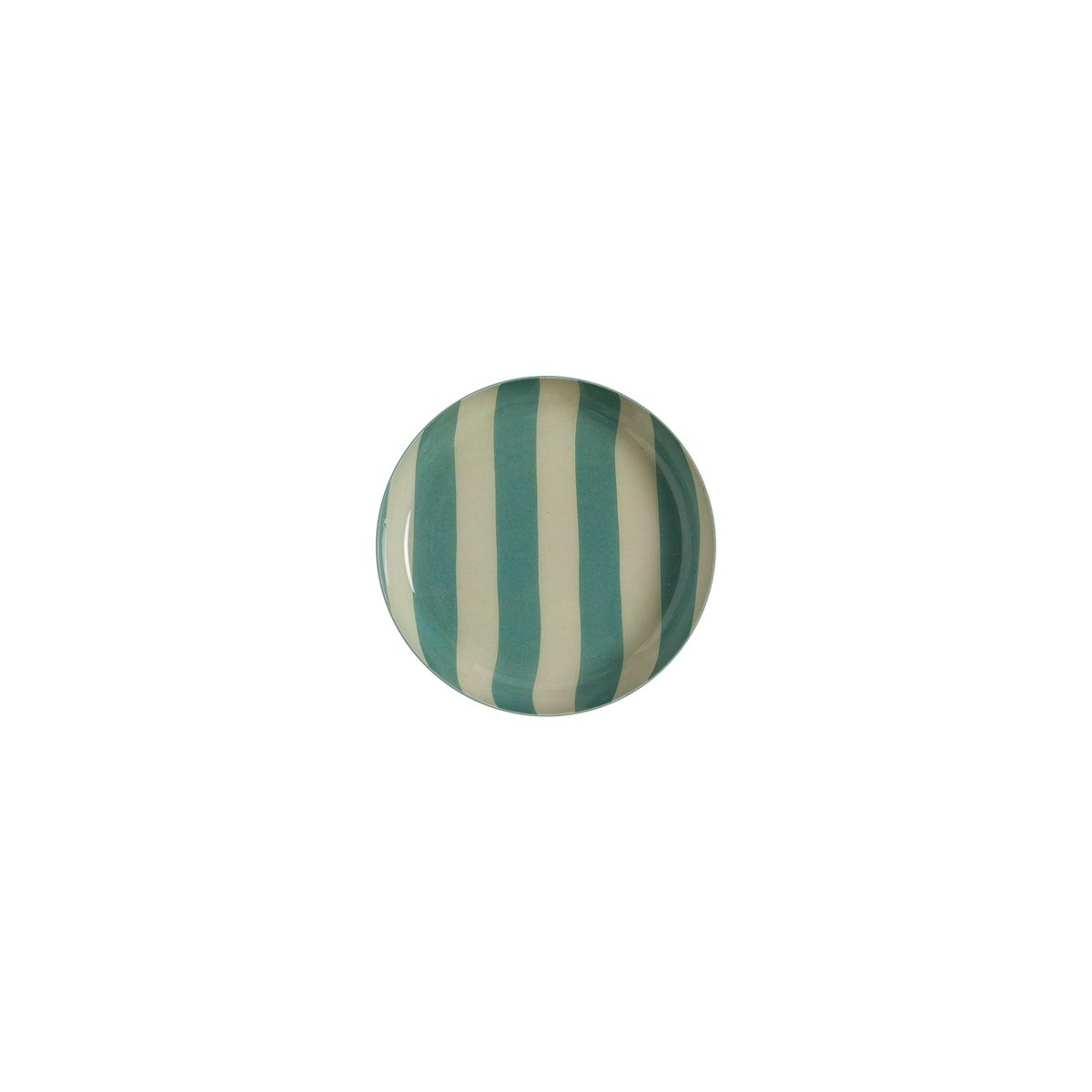 Bonheur du Jour Rondo Tray 10 cm - Emerald Stripes