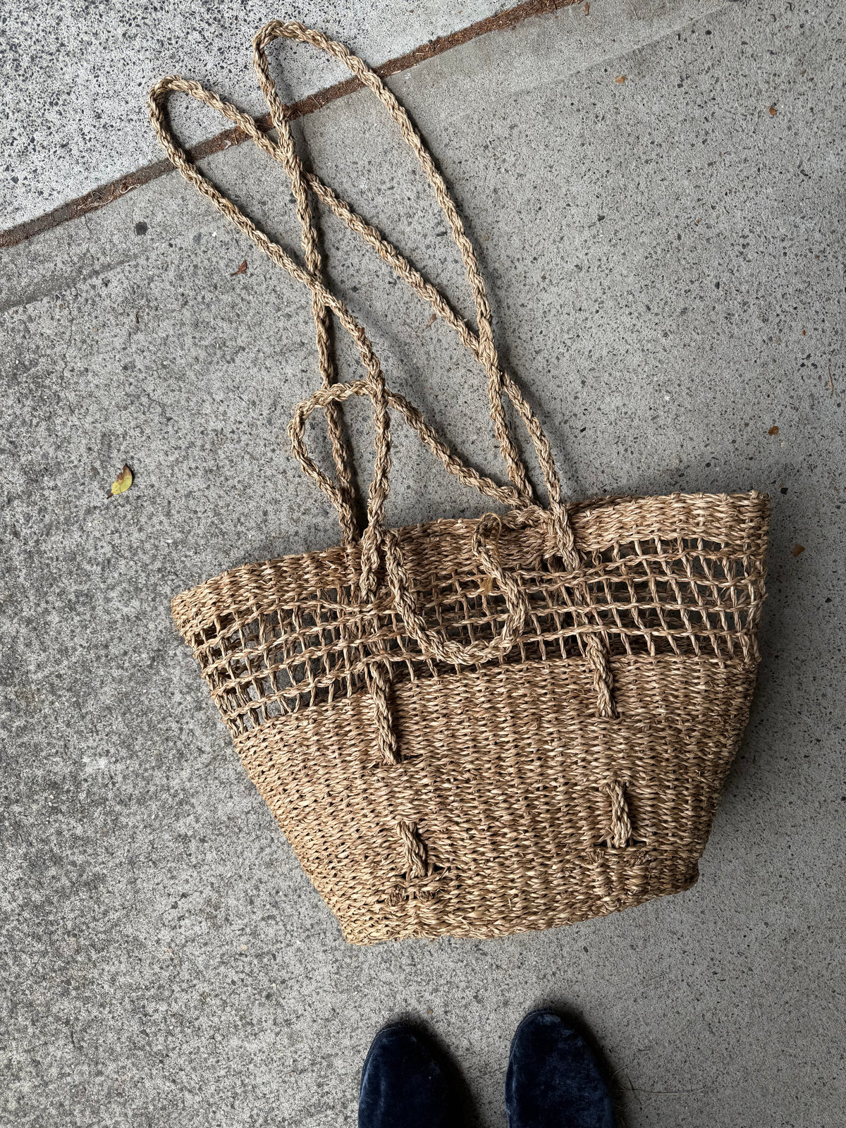 Seagrass market tote bag