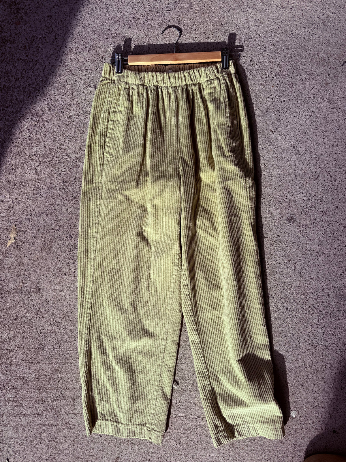 Johanna Major cord pant - Eucalyptus