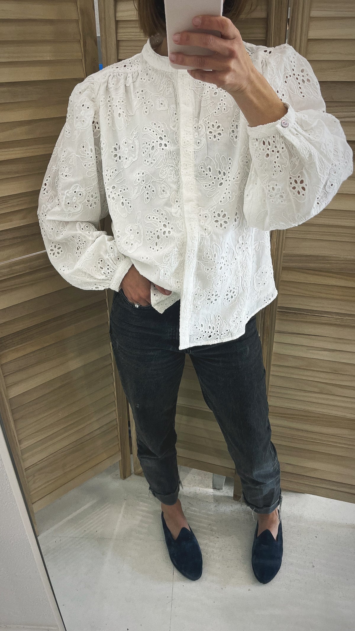 Garance Paris Eyelet embroidered Blouse