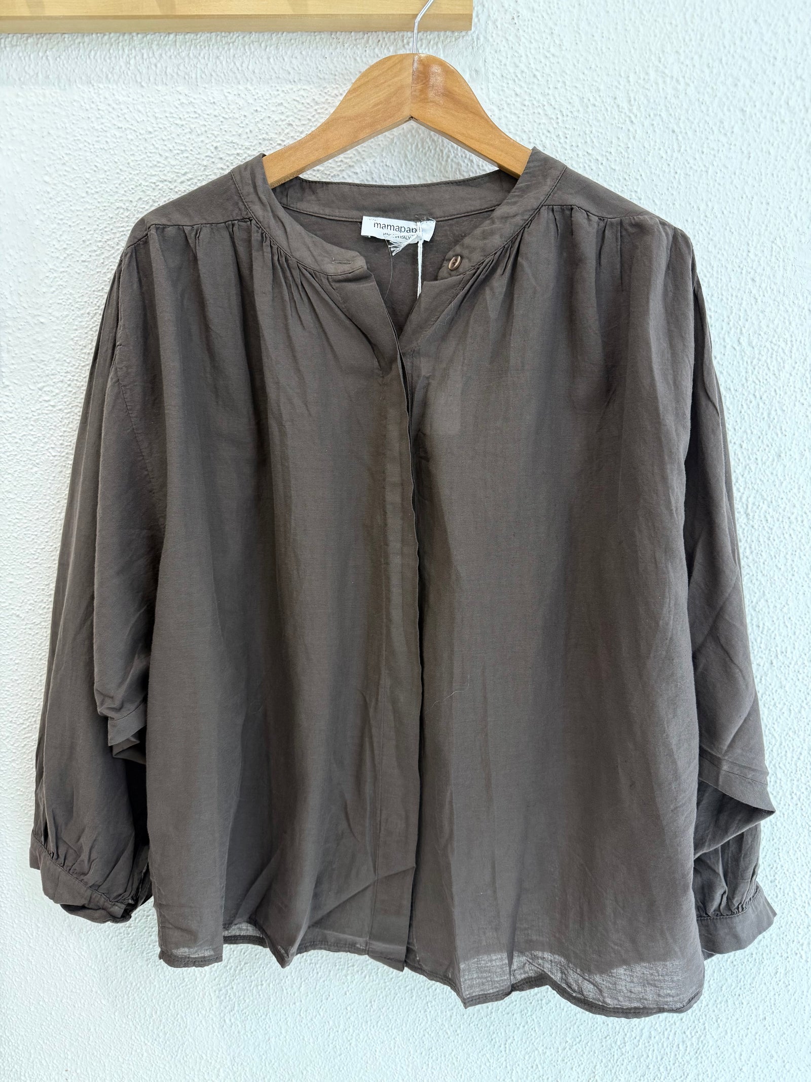 Mamapapa Capri Blouse - Chocolate