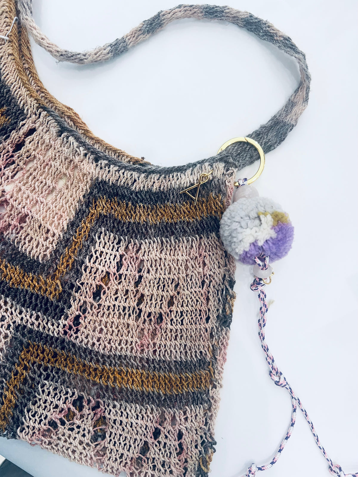 Among Equals Sepik Bilum Soft Pink Naturals