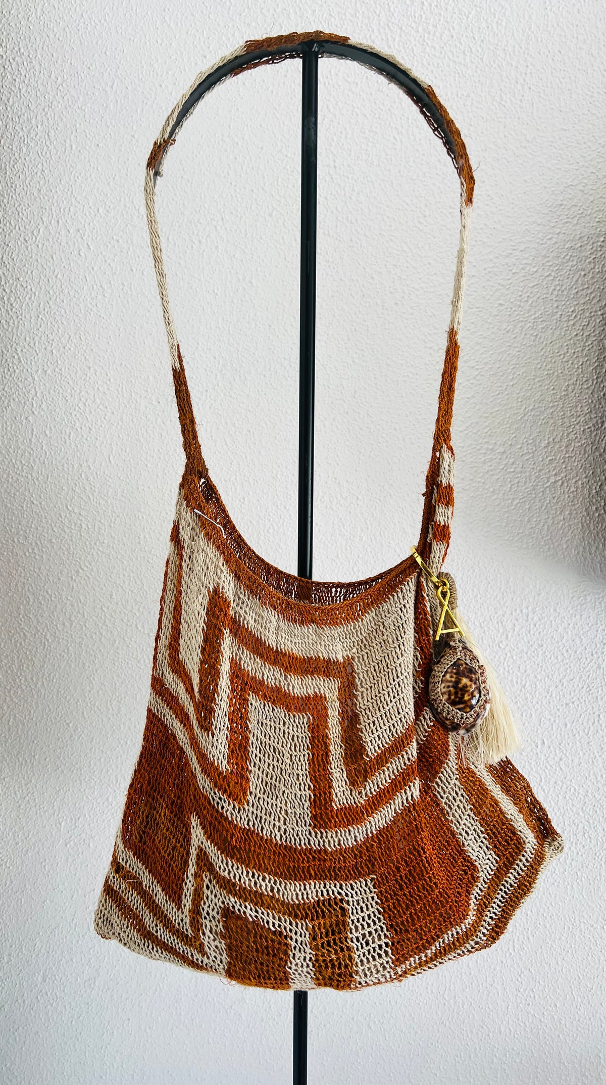 Among Equals - Sepik Tobacco Shell Cross Body bag
