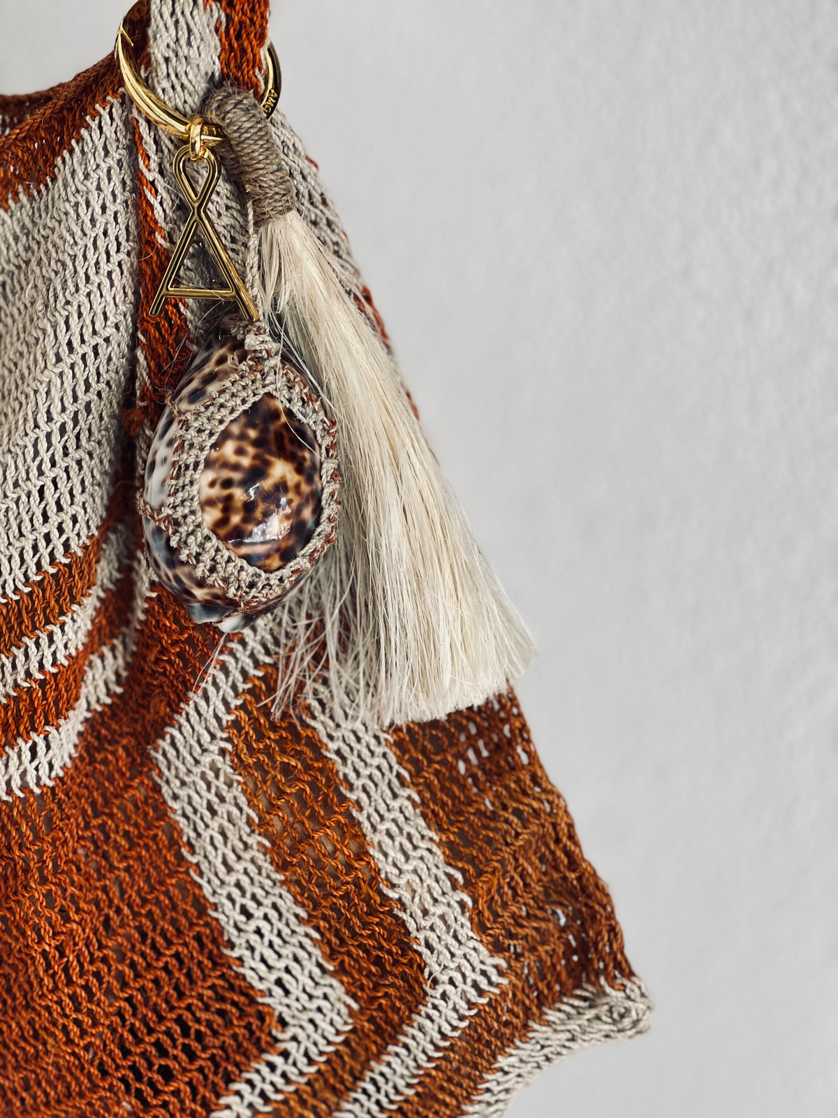 Among Equals - Sepik Tobacco Shell Cross Body bag