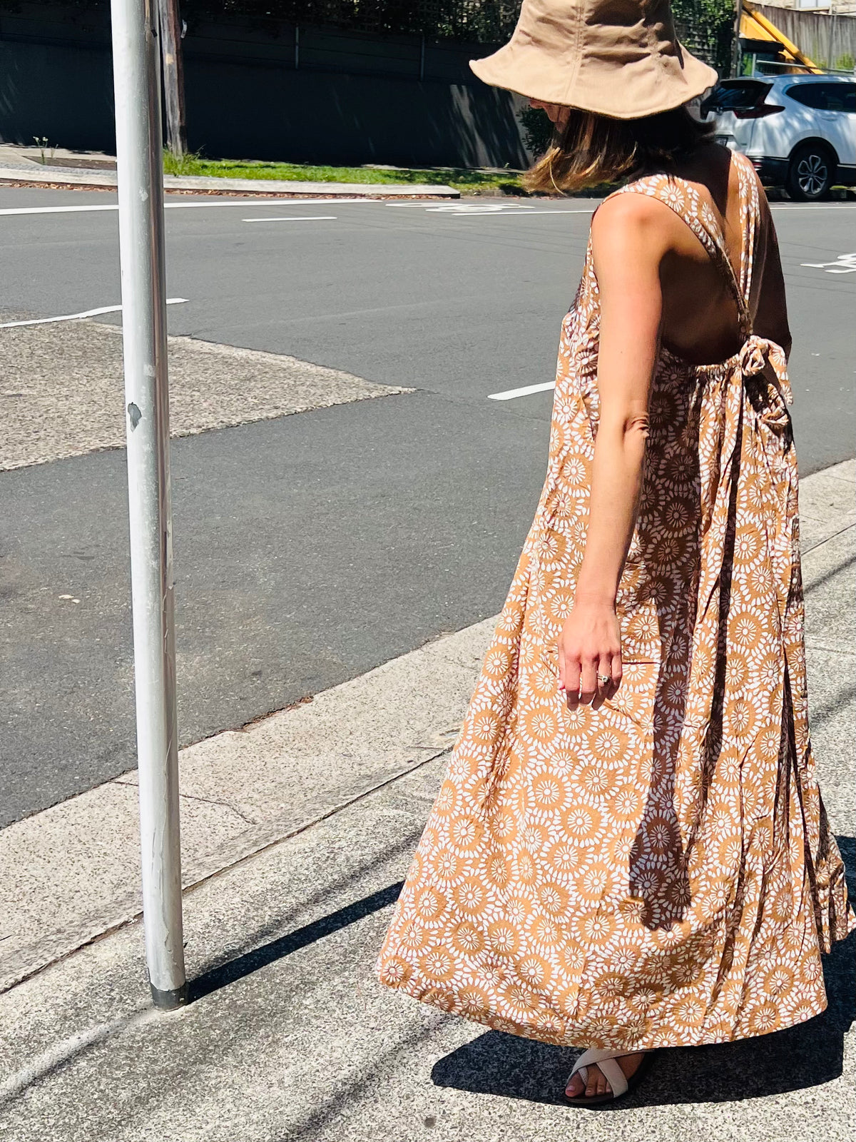 The Sun Muu Muu Multi Halter Dress