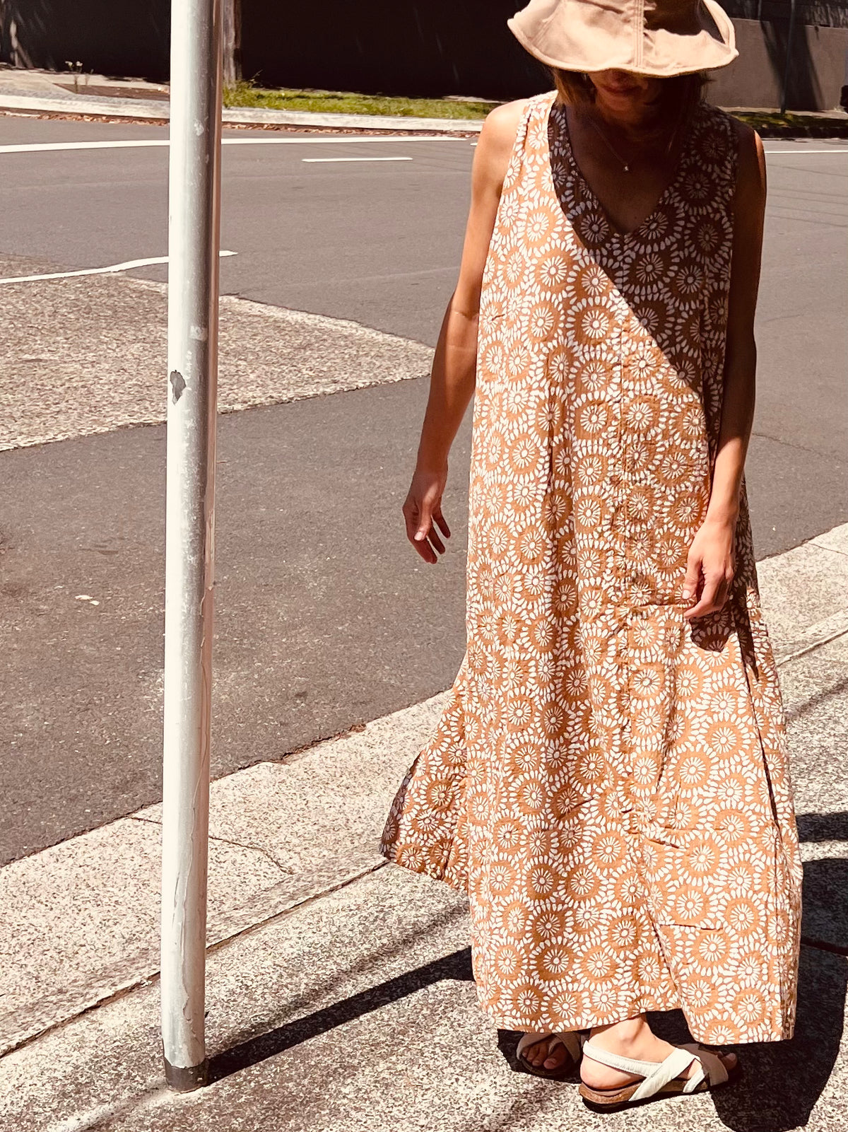 The Sun Muu Muu Multi Halter Dress