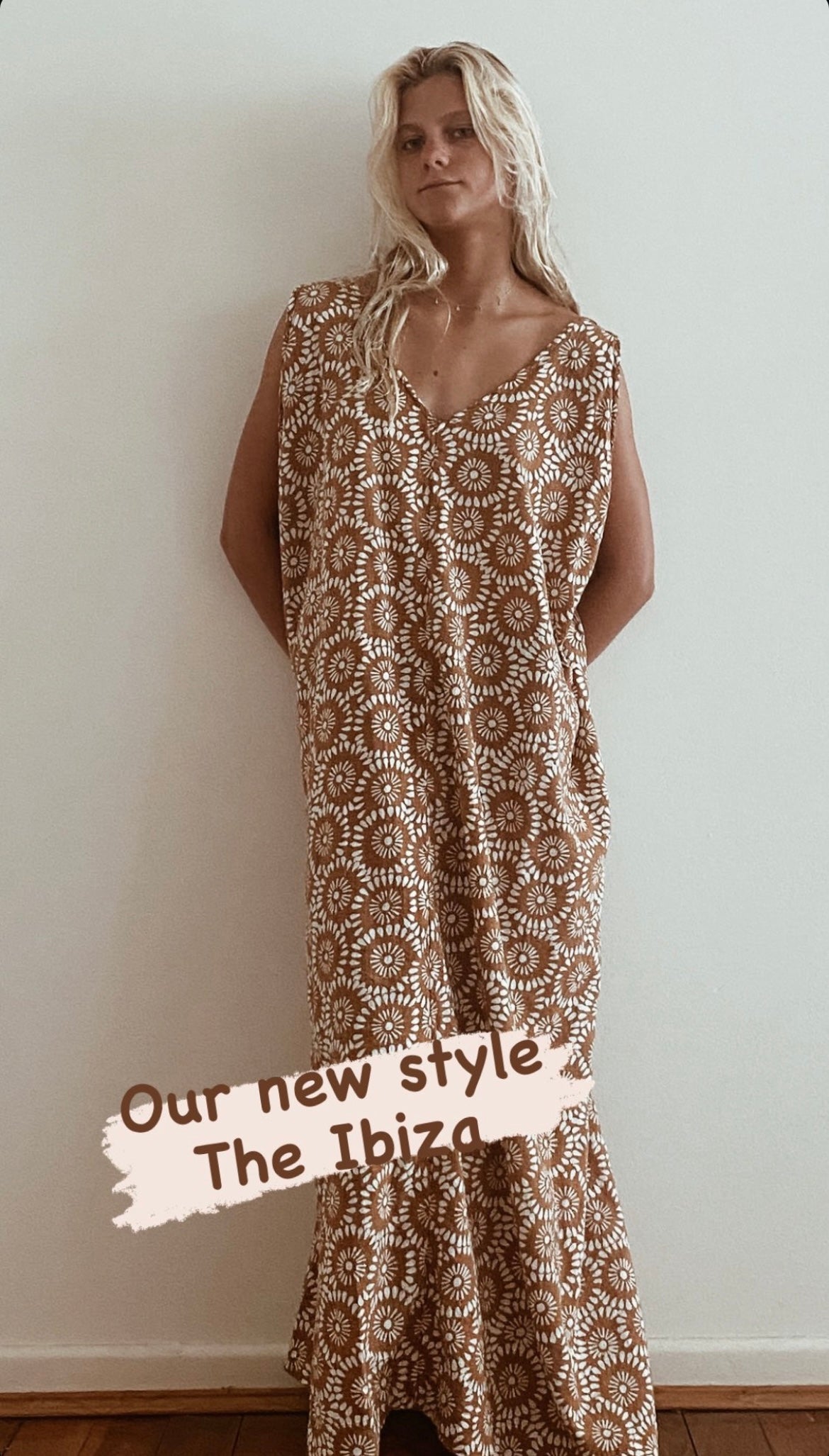 The Sun Muu Muu Multi Halter Dress