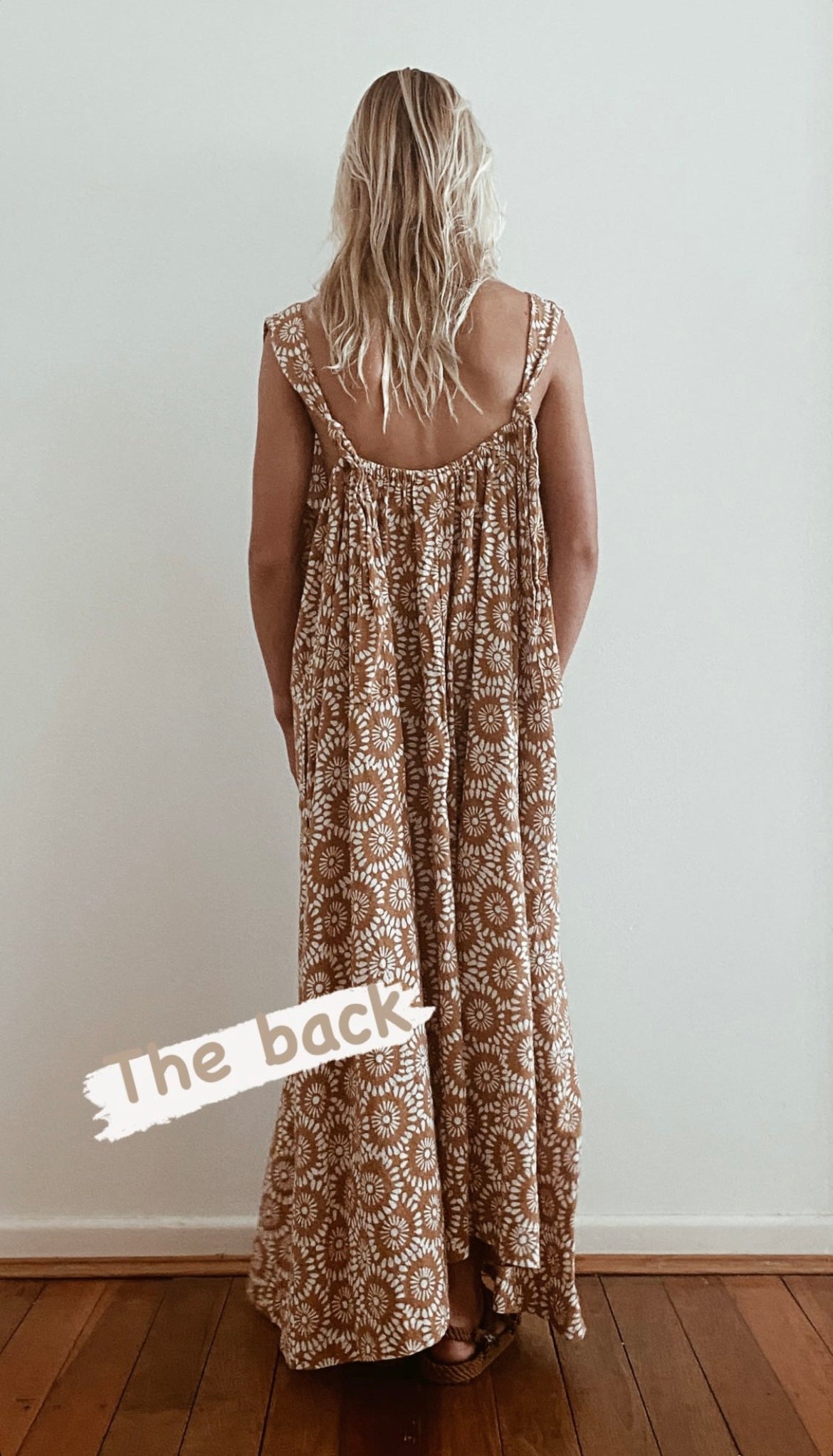 The Sun Muu Muu Multi Halter Dress