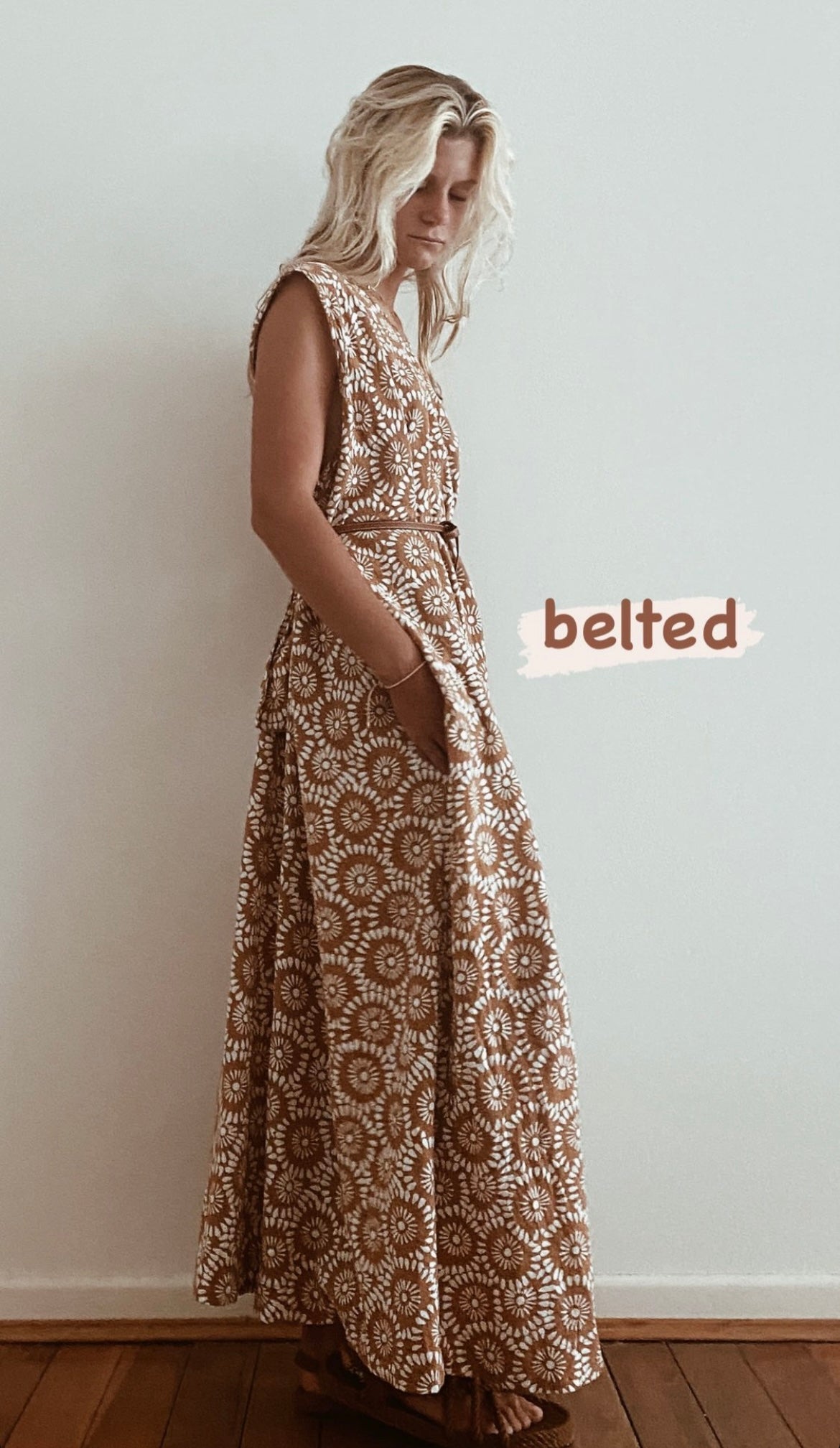 The Sun Muu Muu Multi Halter Dress