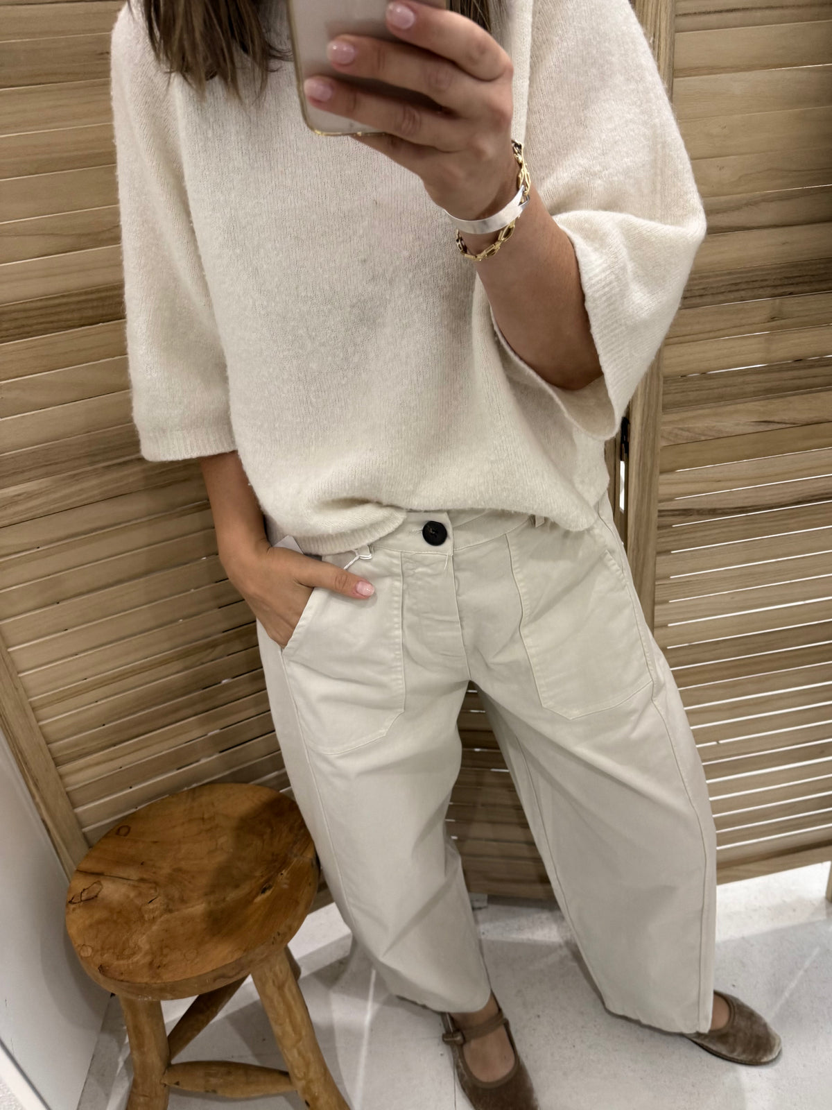 Mamapapa Walnut pant - cloud