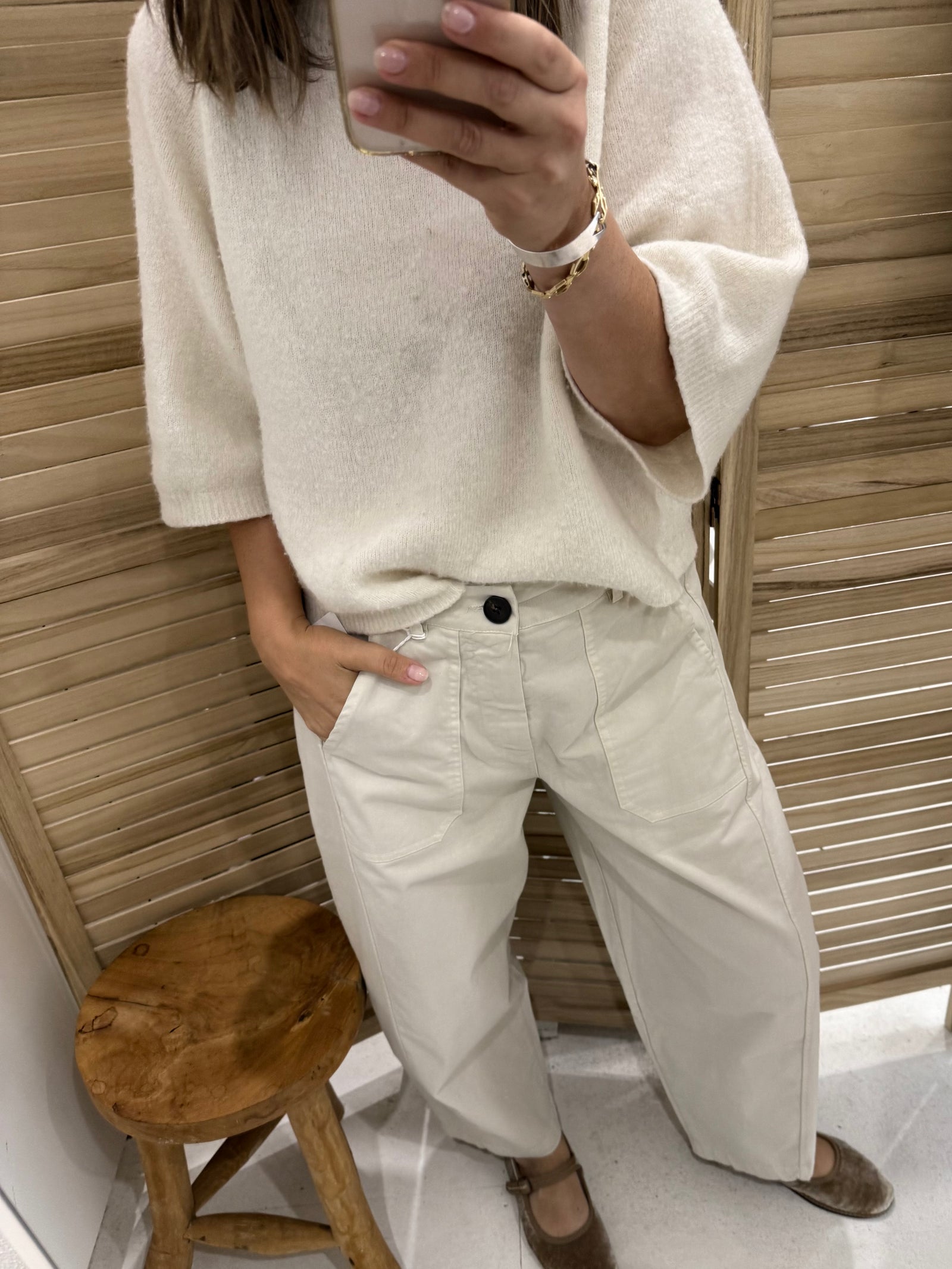 Mamapapa Walnut pant - cloud