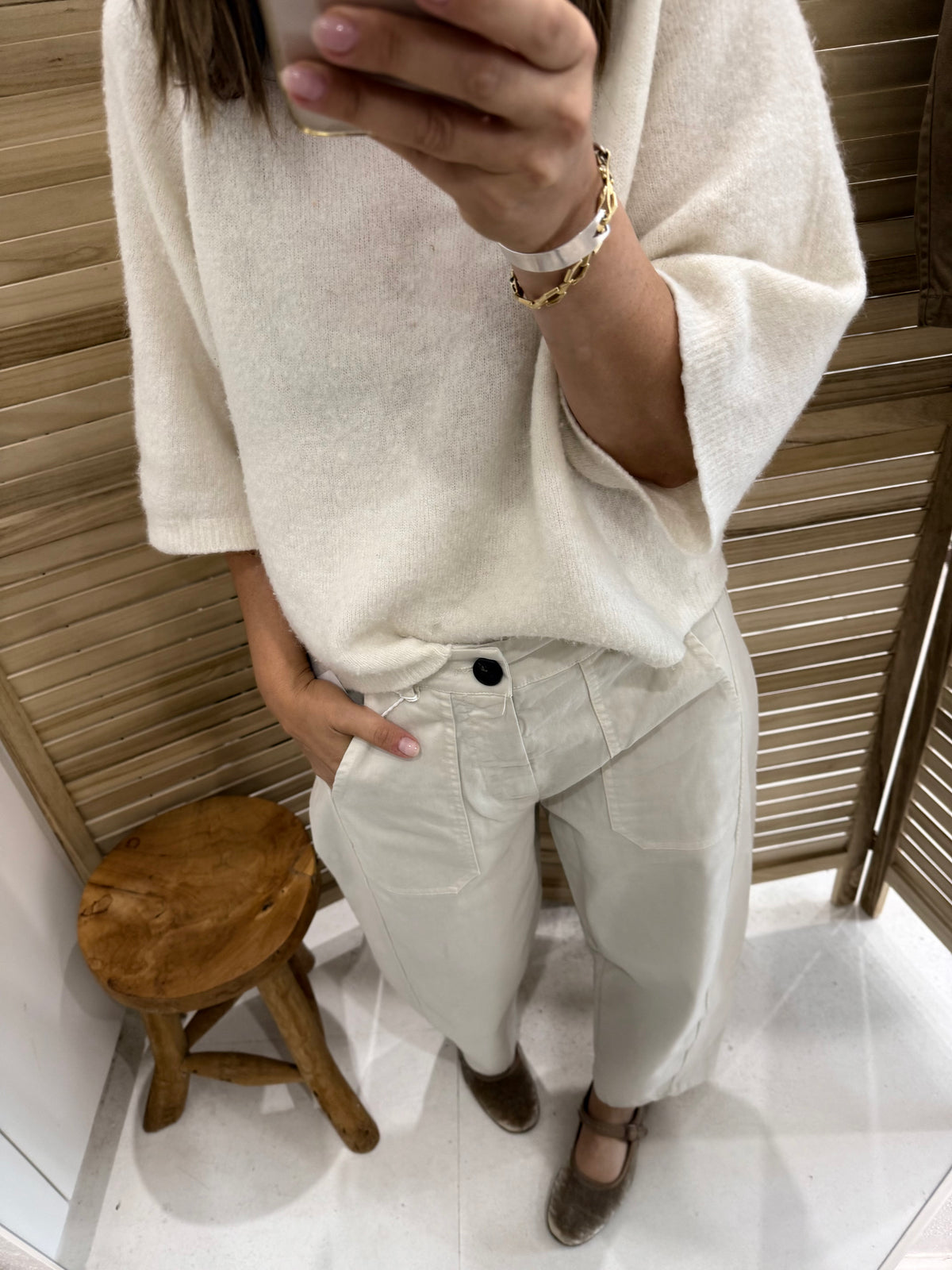 Mamapapa Walnut pant - cloud
