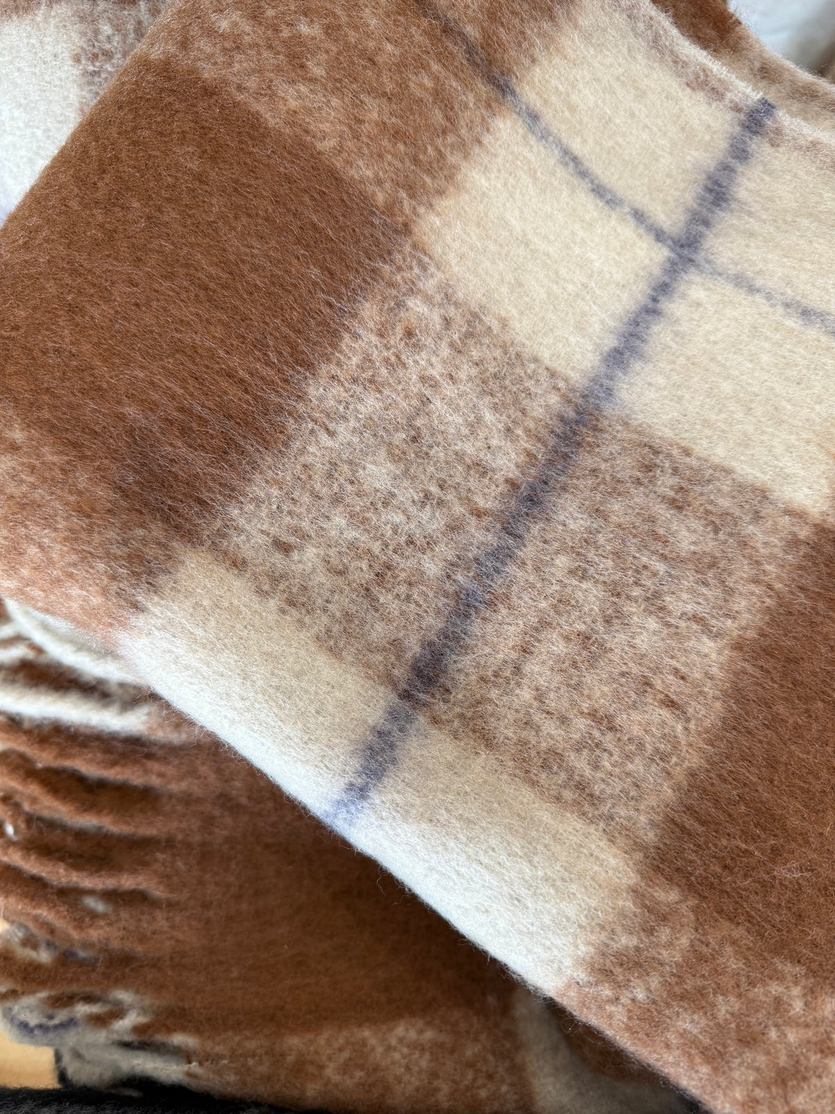 Mamapapa Camel Checkers Scarf