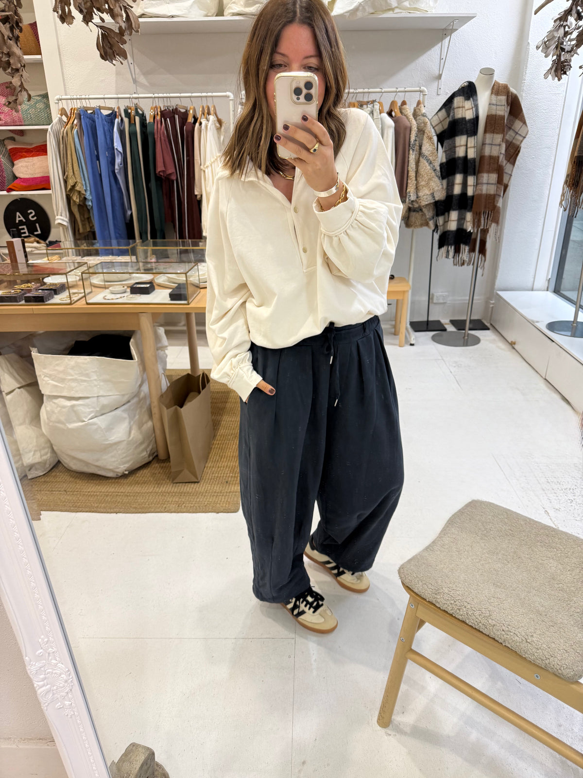 Made in Italy Big City Pant- Navy