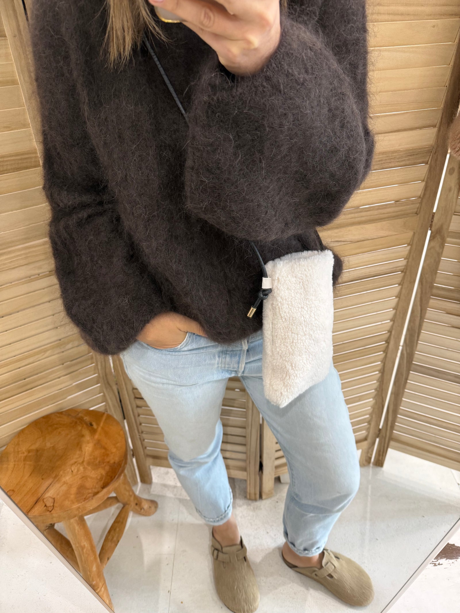 The Annie Kid Mohair Balloon Sweater