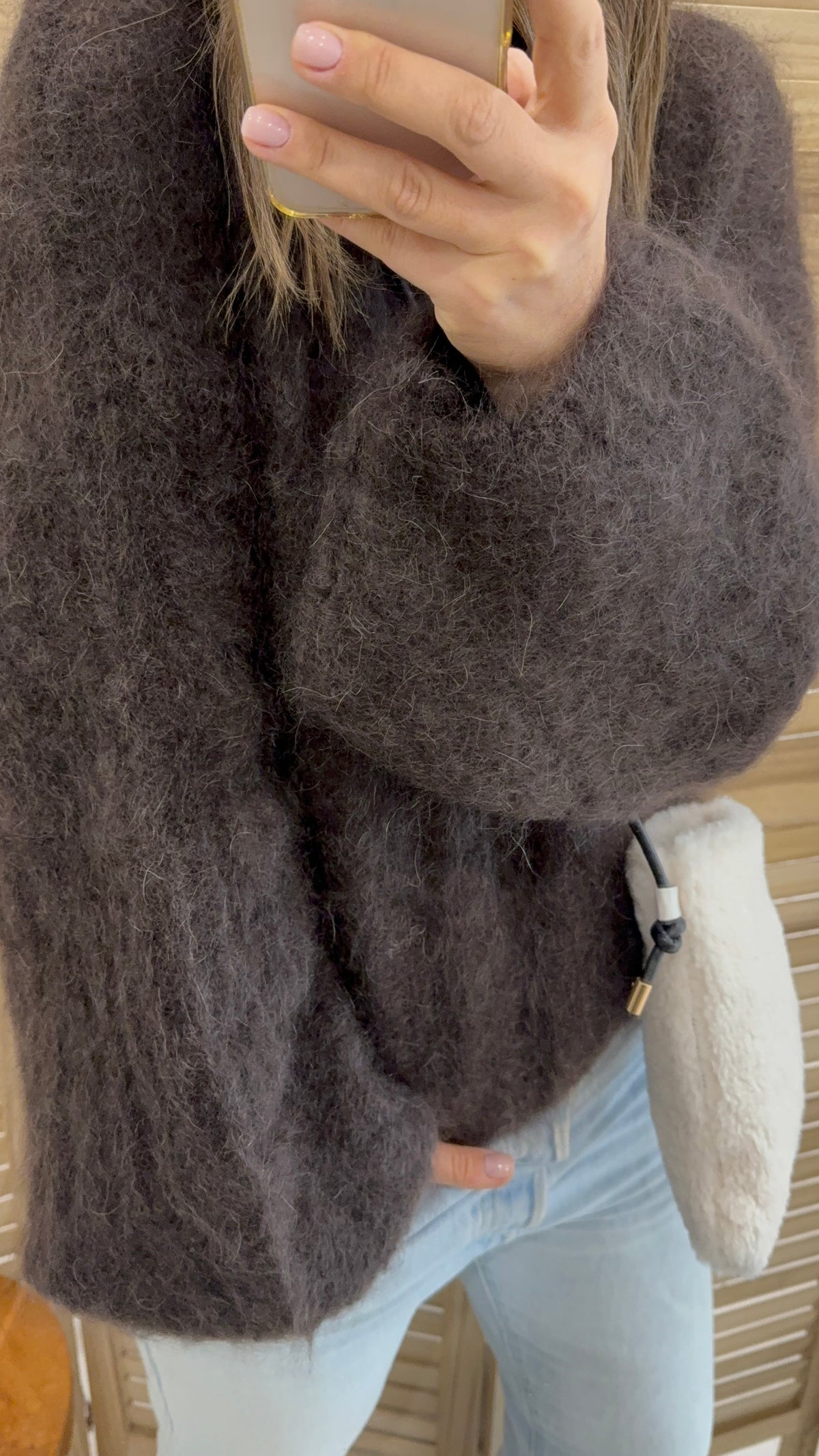 The Annie Kid Mohair Balloon Sweater