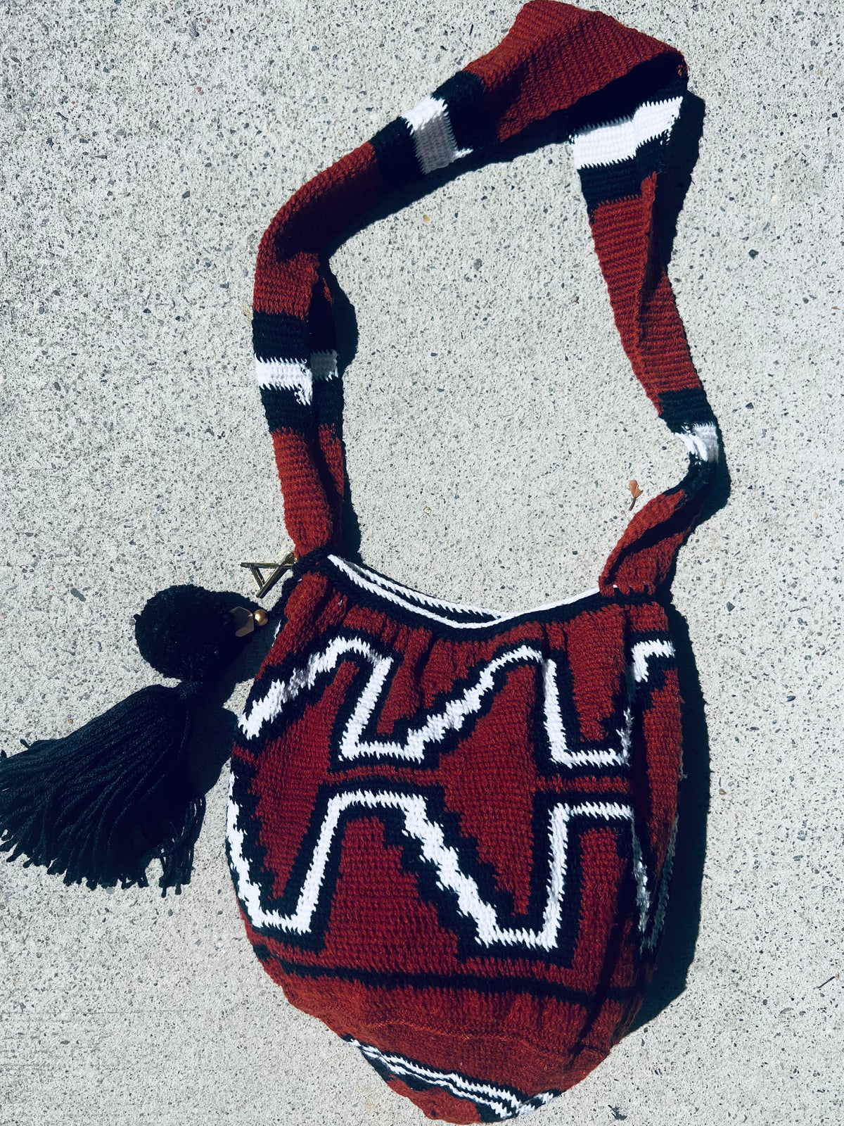 Among Equals Nukinu Rust/Black/White Bilum