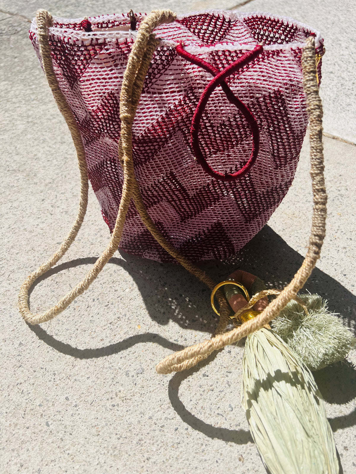 Among Equals Mulberry Zig Zig Bilum