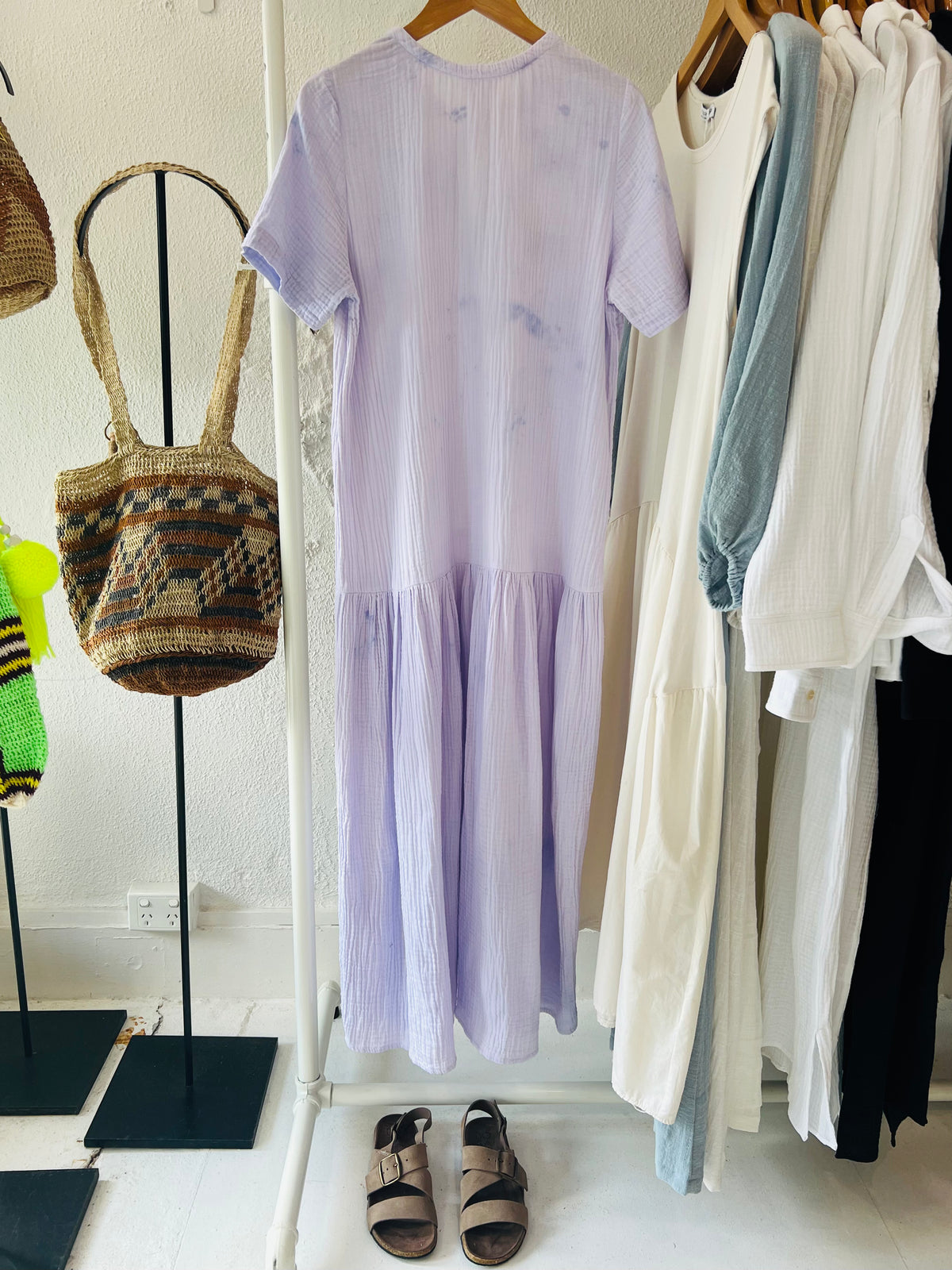 Play Smart custom Lilac Tie Dye Maxi Dress- SMALL