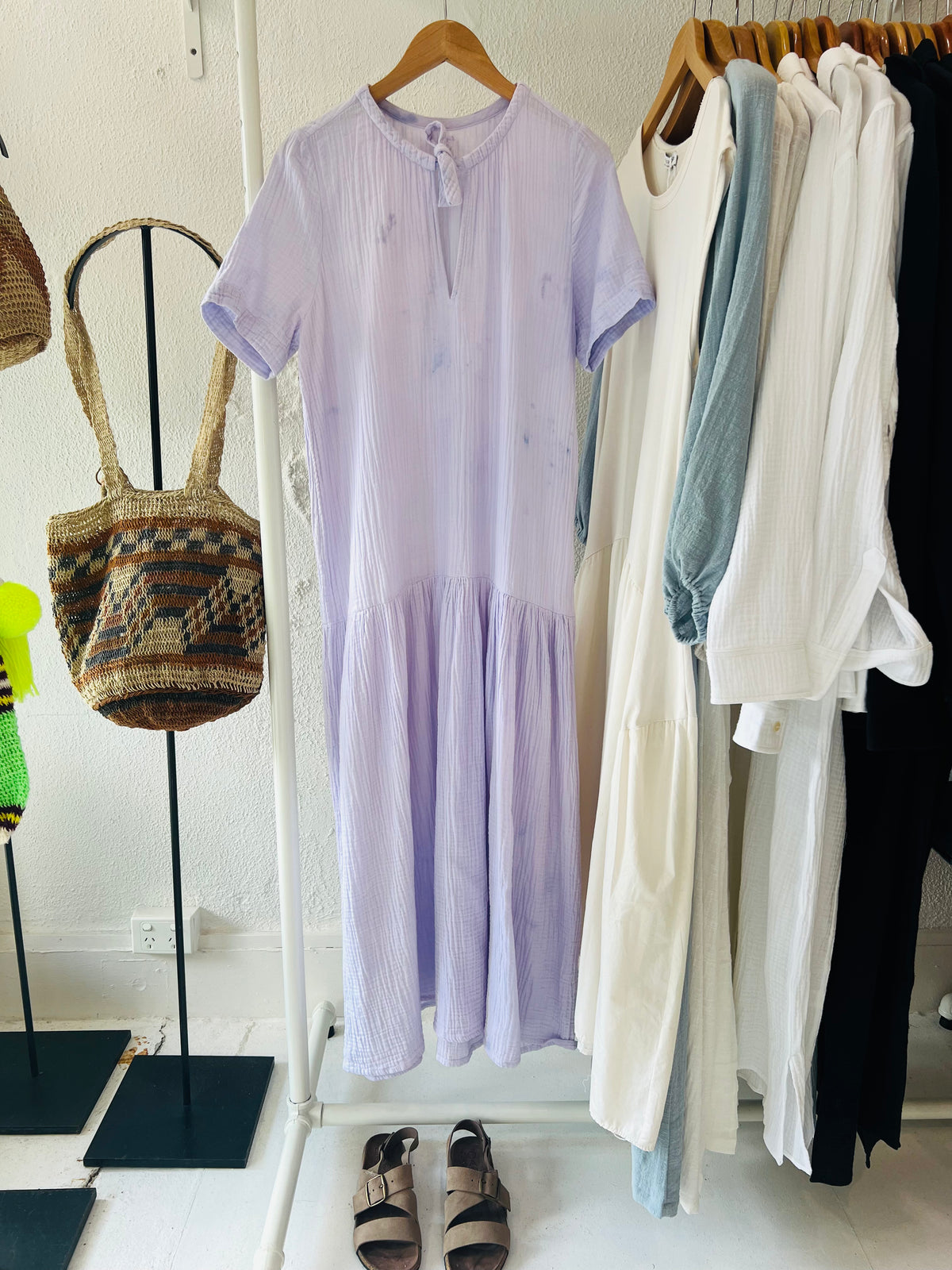 Play Smart custom Lilac Tie Dye Maxi Dress- SMALL