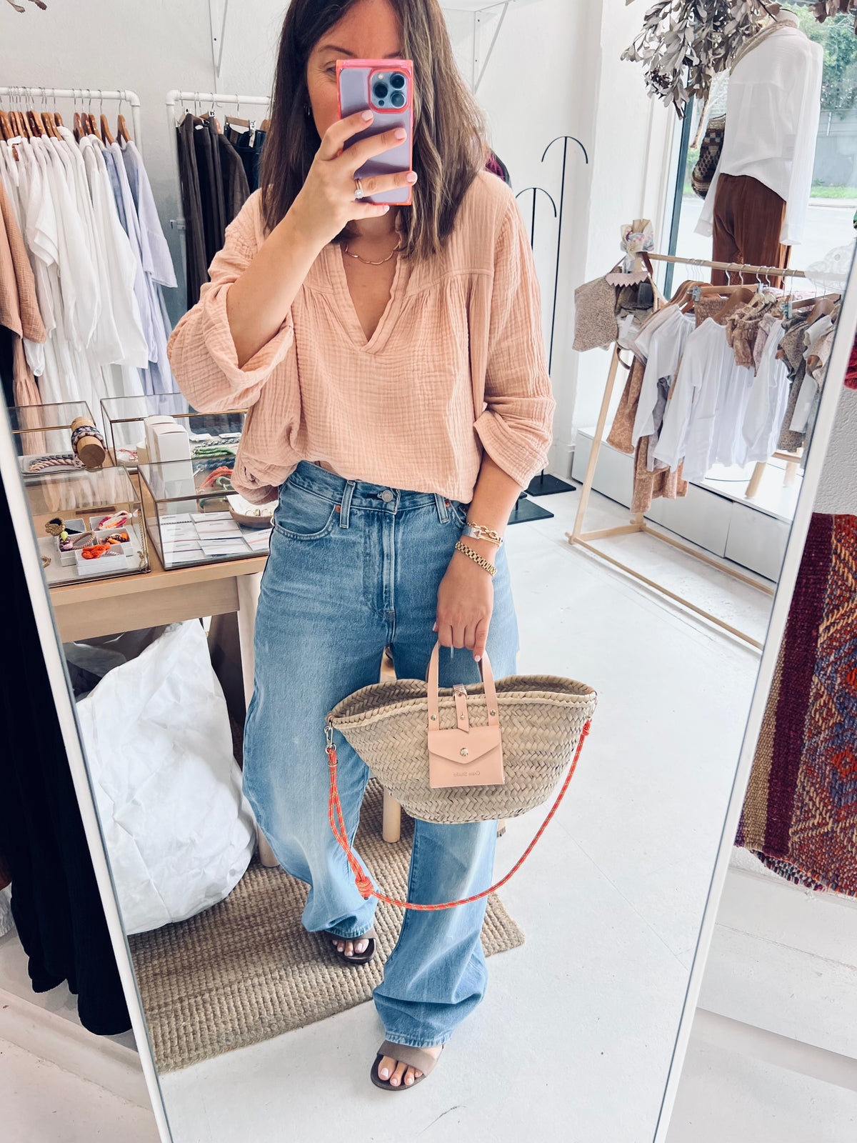 Levi&#39;s Ribcage WIde Leg Jean