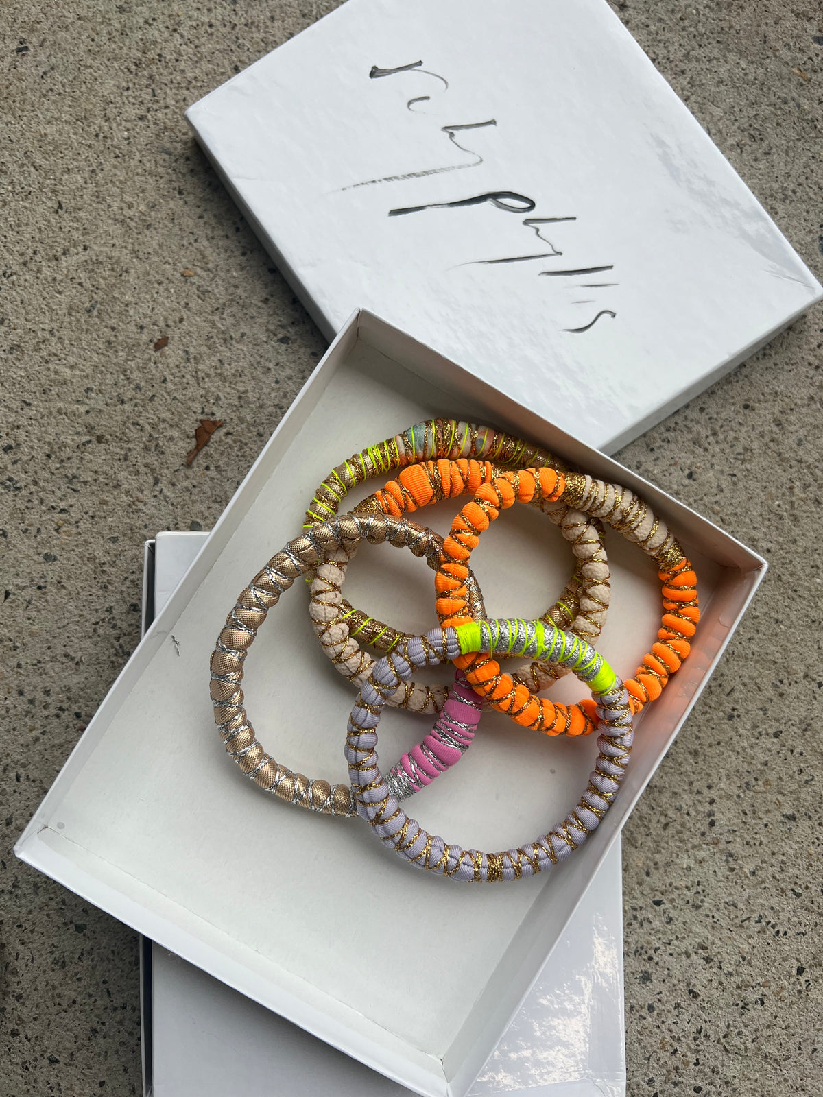 Ruby Phyliss Handwoven Bangles