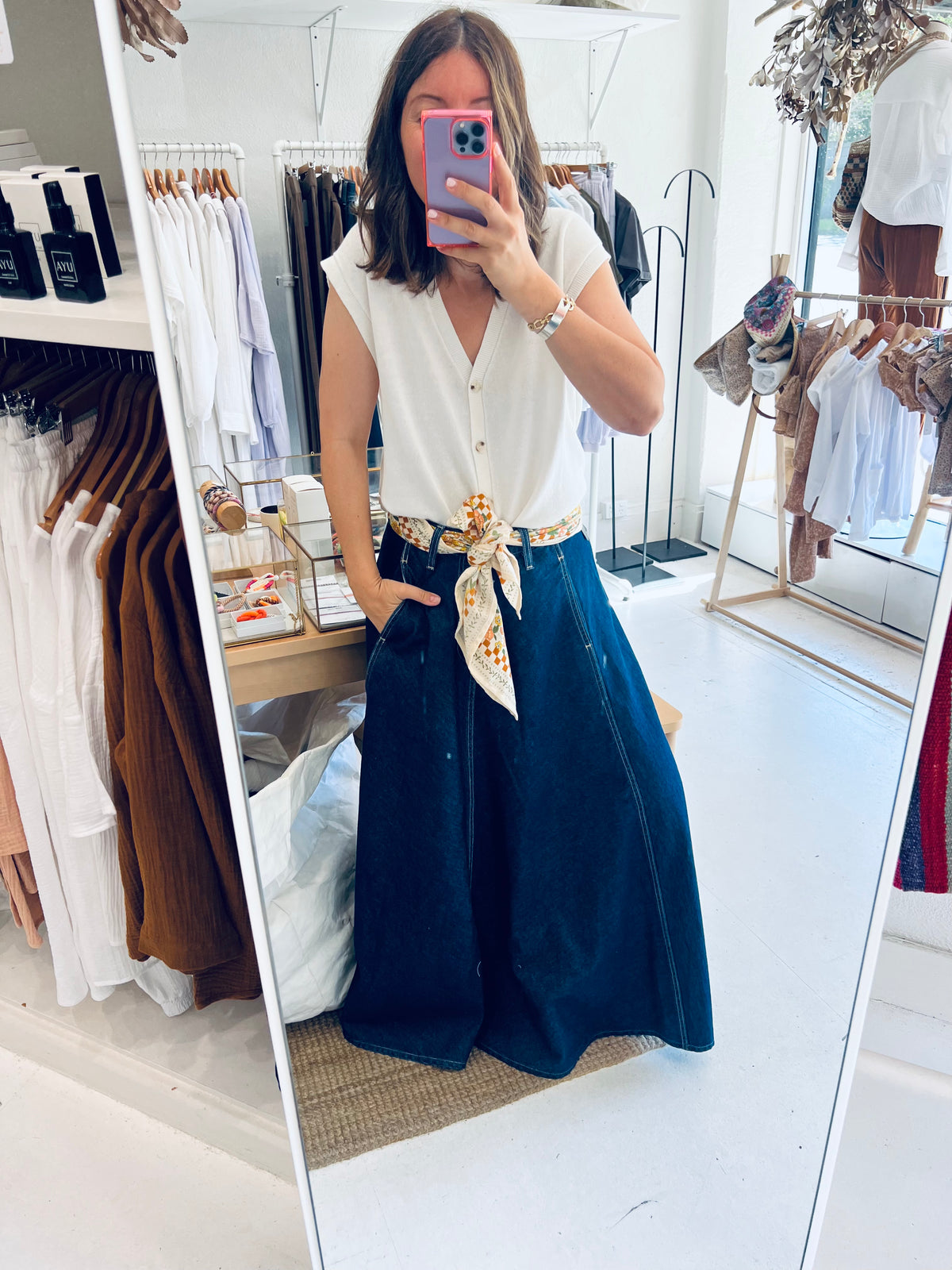 Levi&#39;s XL Circle Maxi Skirt