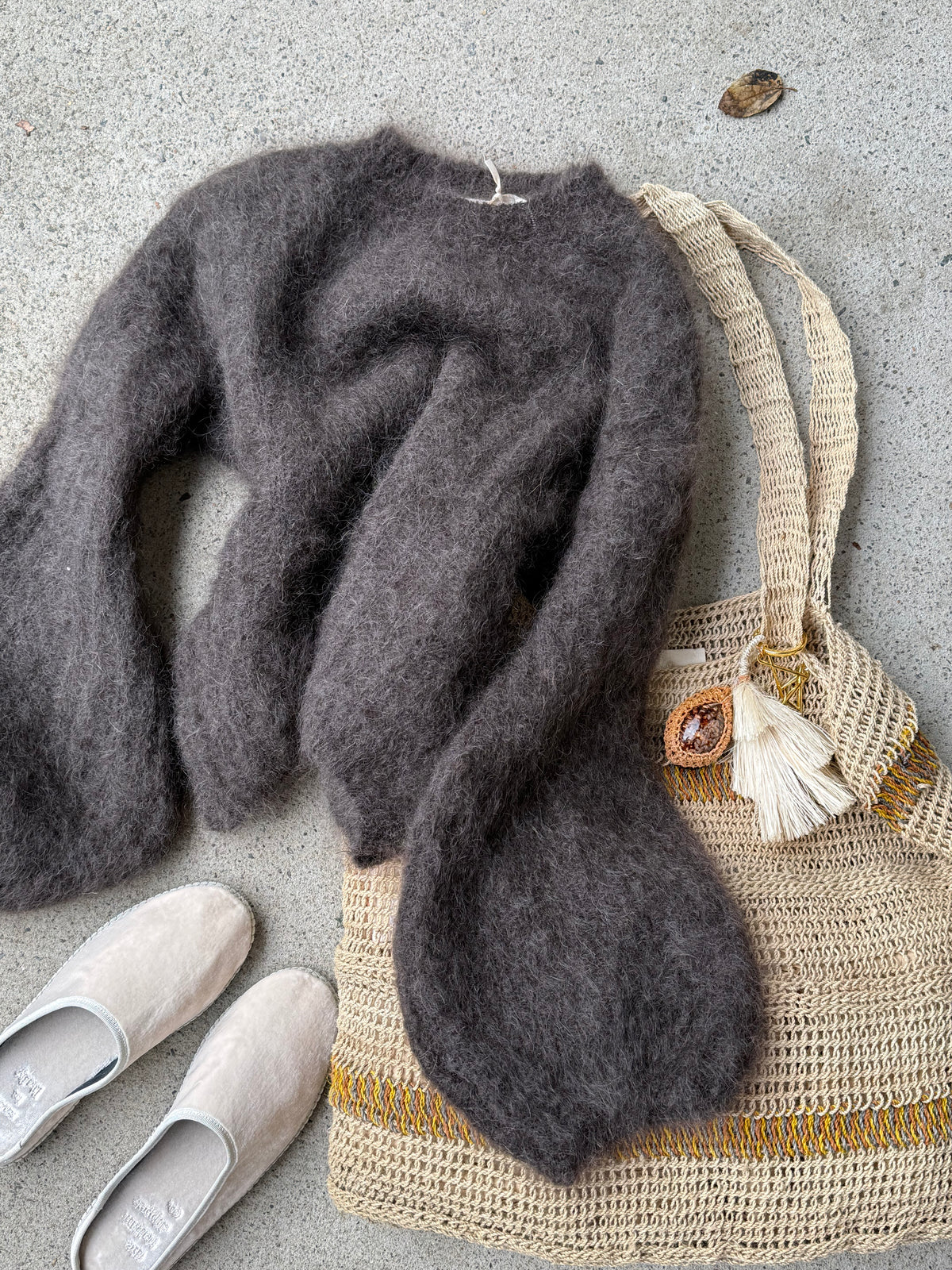 The Annie Kid Mohair Balloon Sweater