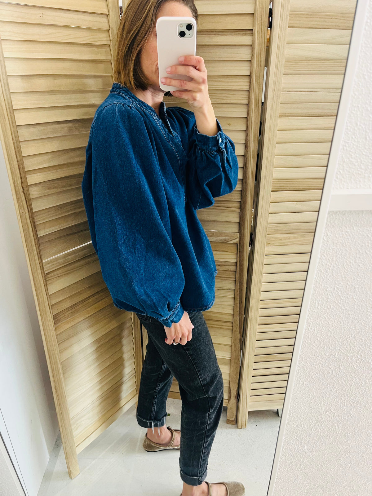 Garance Paris Denim Blouse