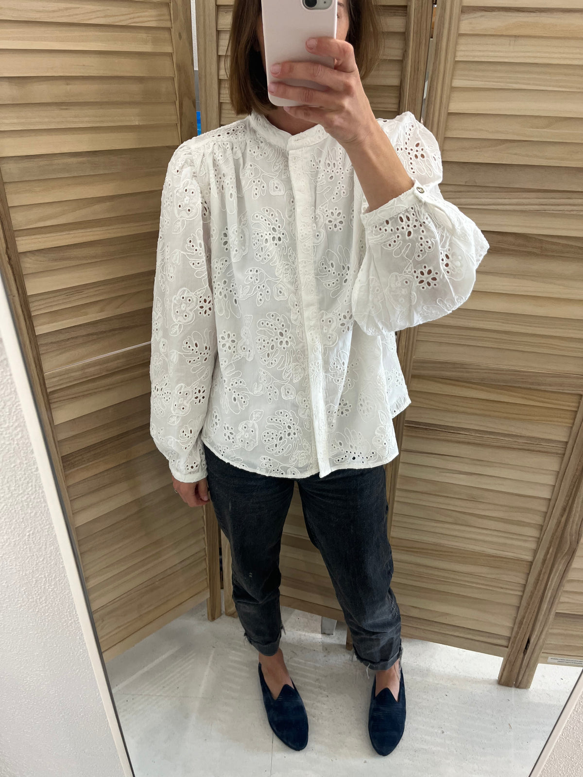 Garance Paris Eyelet embroidered Blouse
