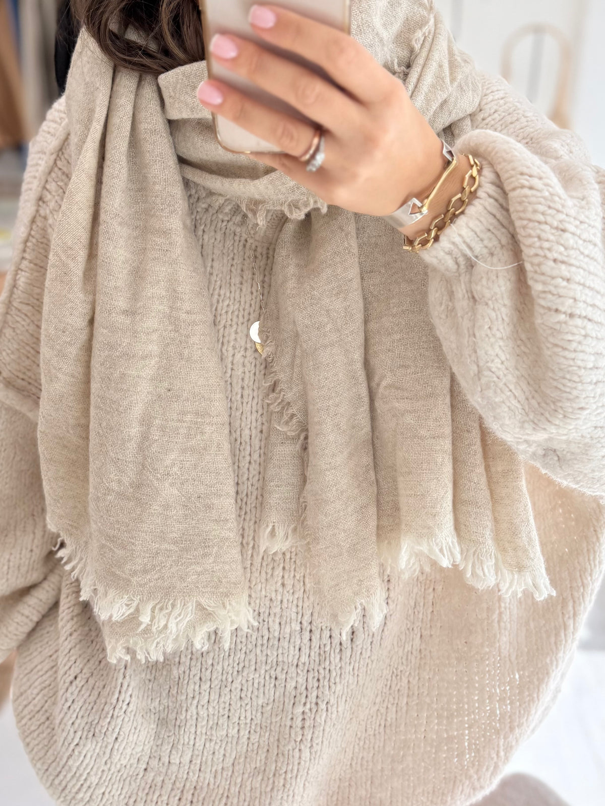 Schal &amp; Rauch Erika scarf - Beige