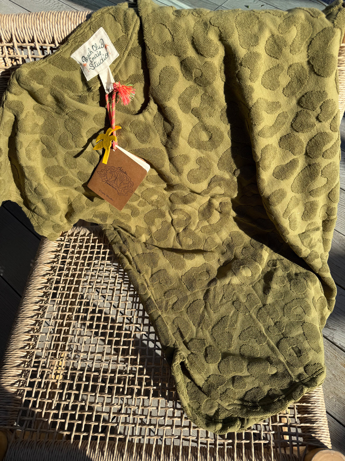 Craie Studio Beach Club Puncho - Khaki