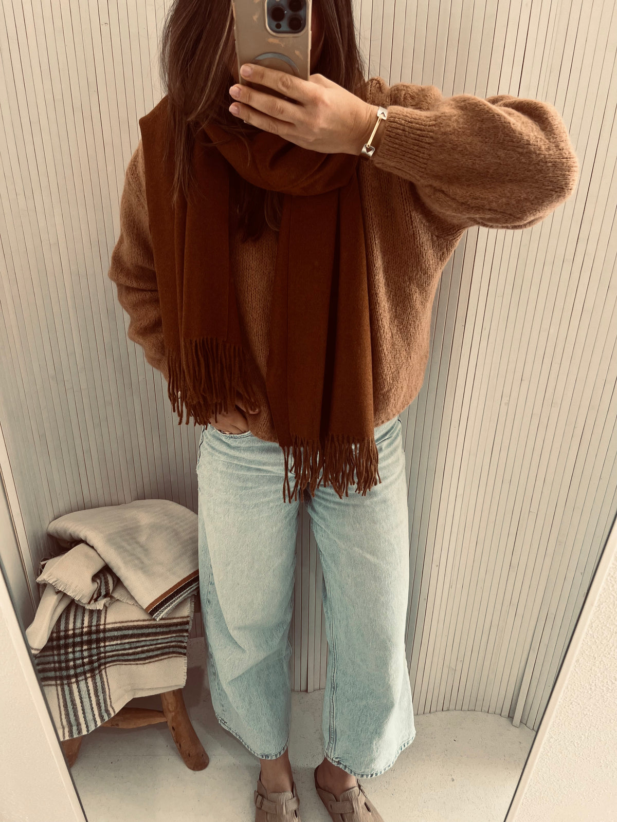 Mamapapa Caramel Scarf