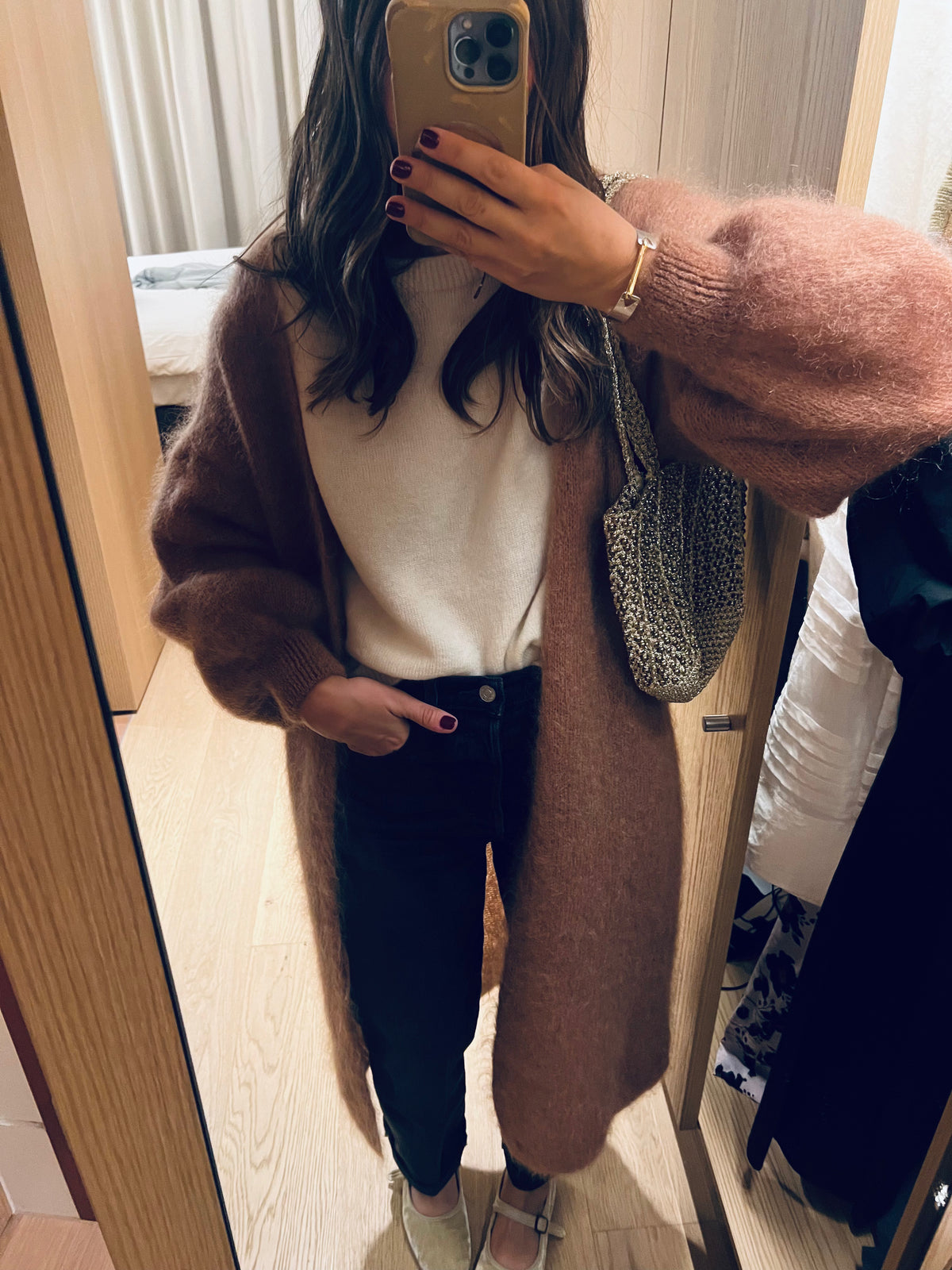 Mamapapa Bounty Mohair Long Cardigan