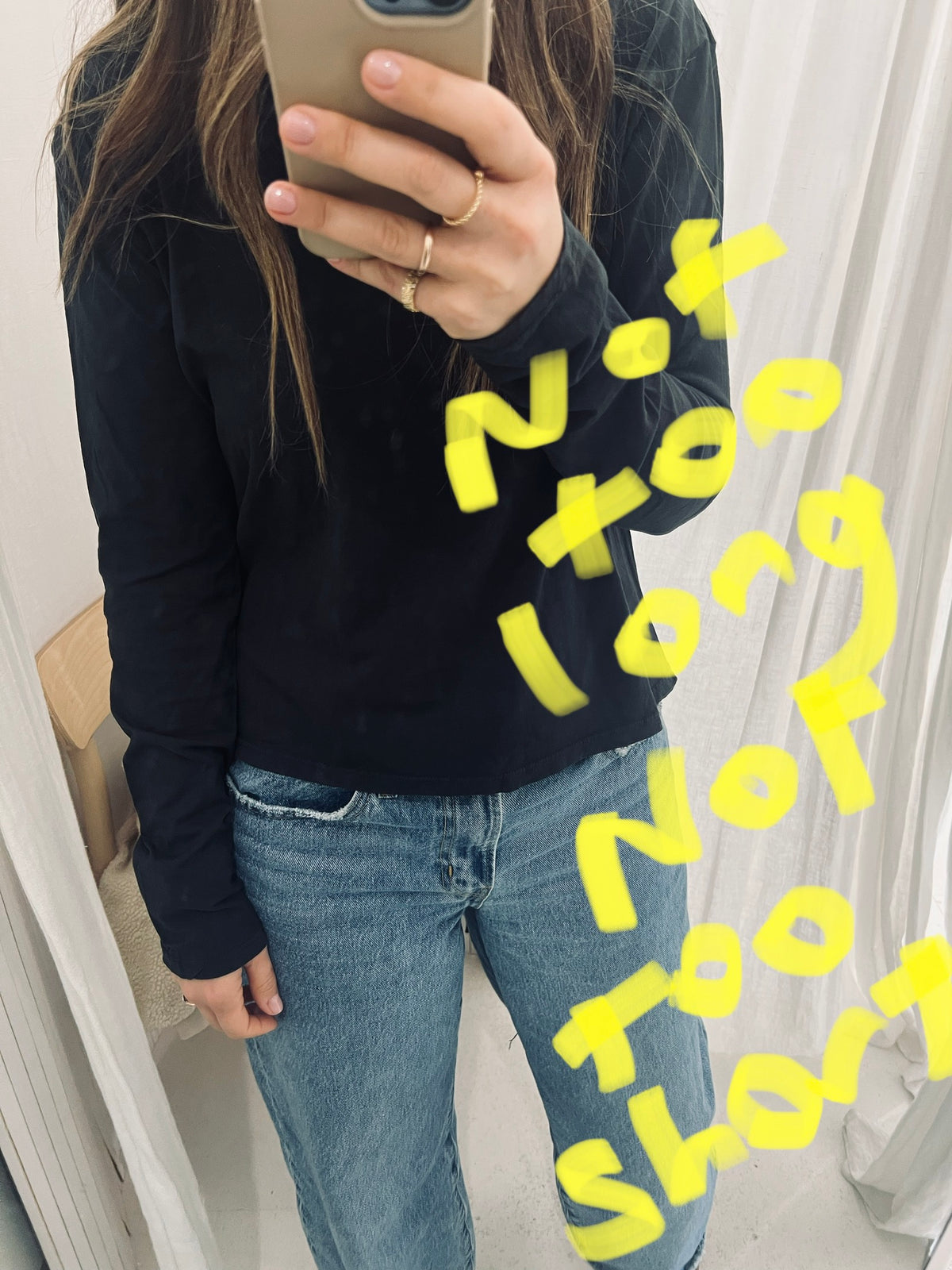 Perfect White Tee- Axel Long Sleeve Harley