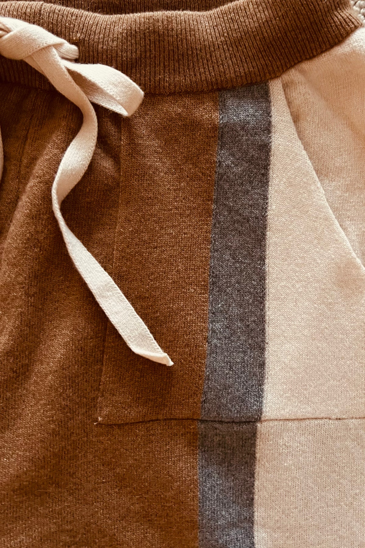 Cashmere wool track pants