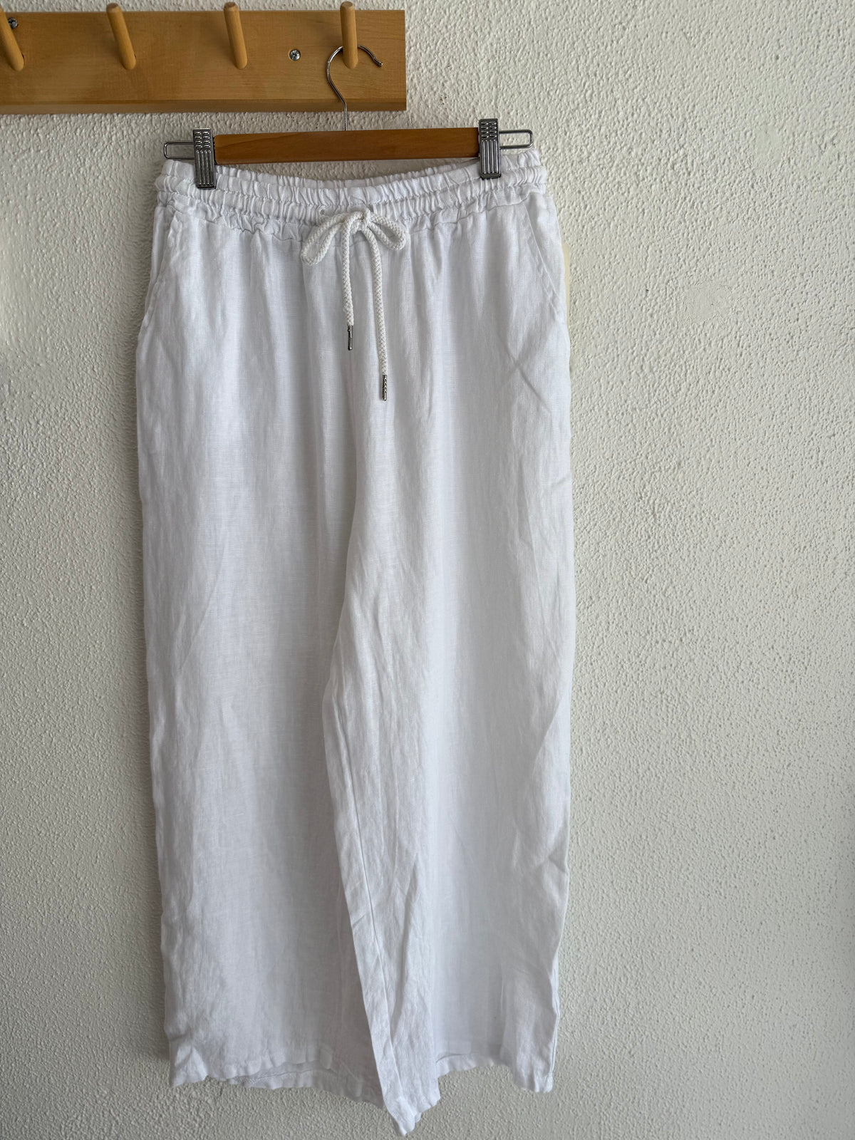 Made in Italy Linen Rope Tie pantalon pant