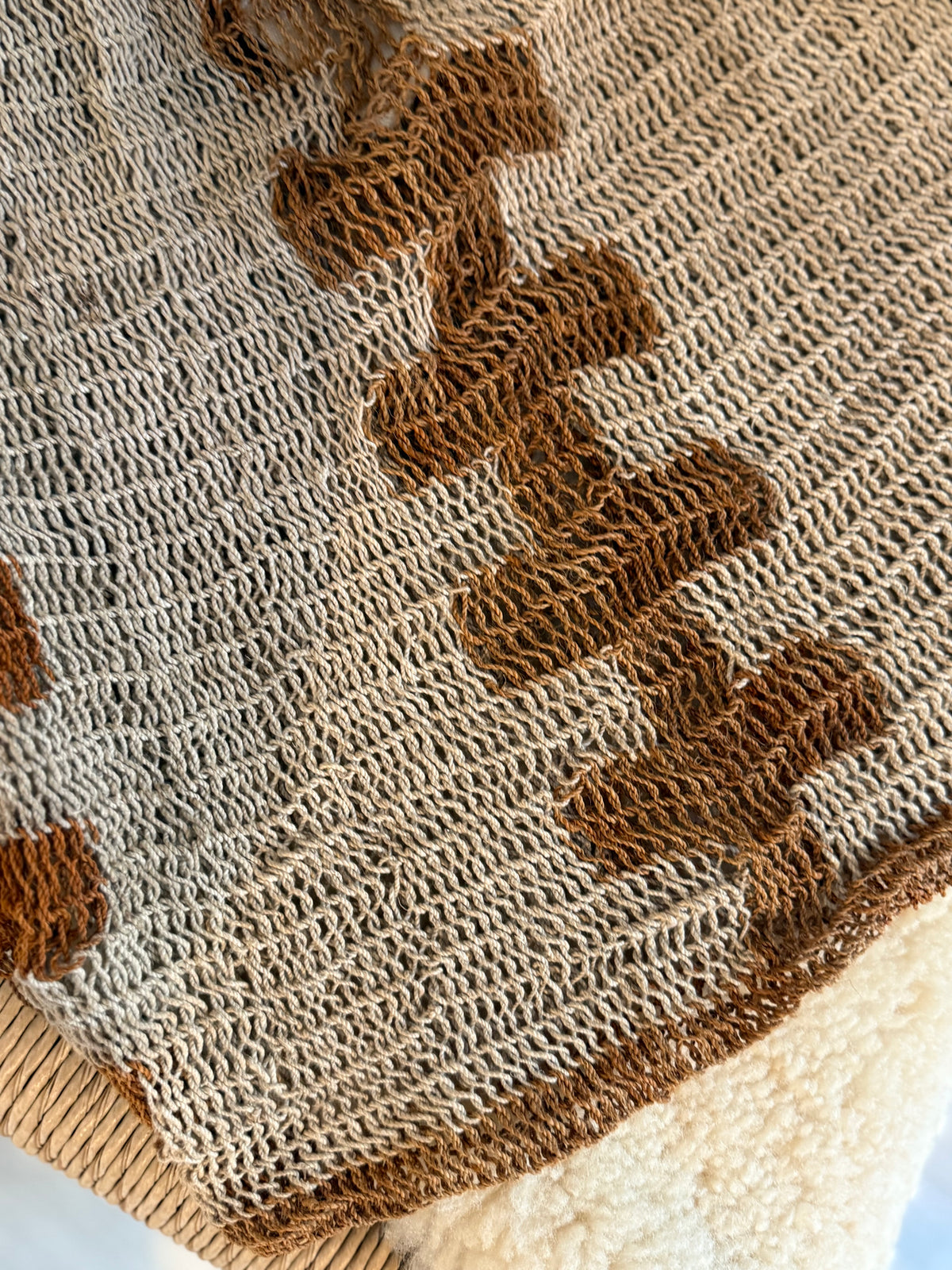 Among Equals Lina backbone natural linen tote