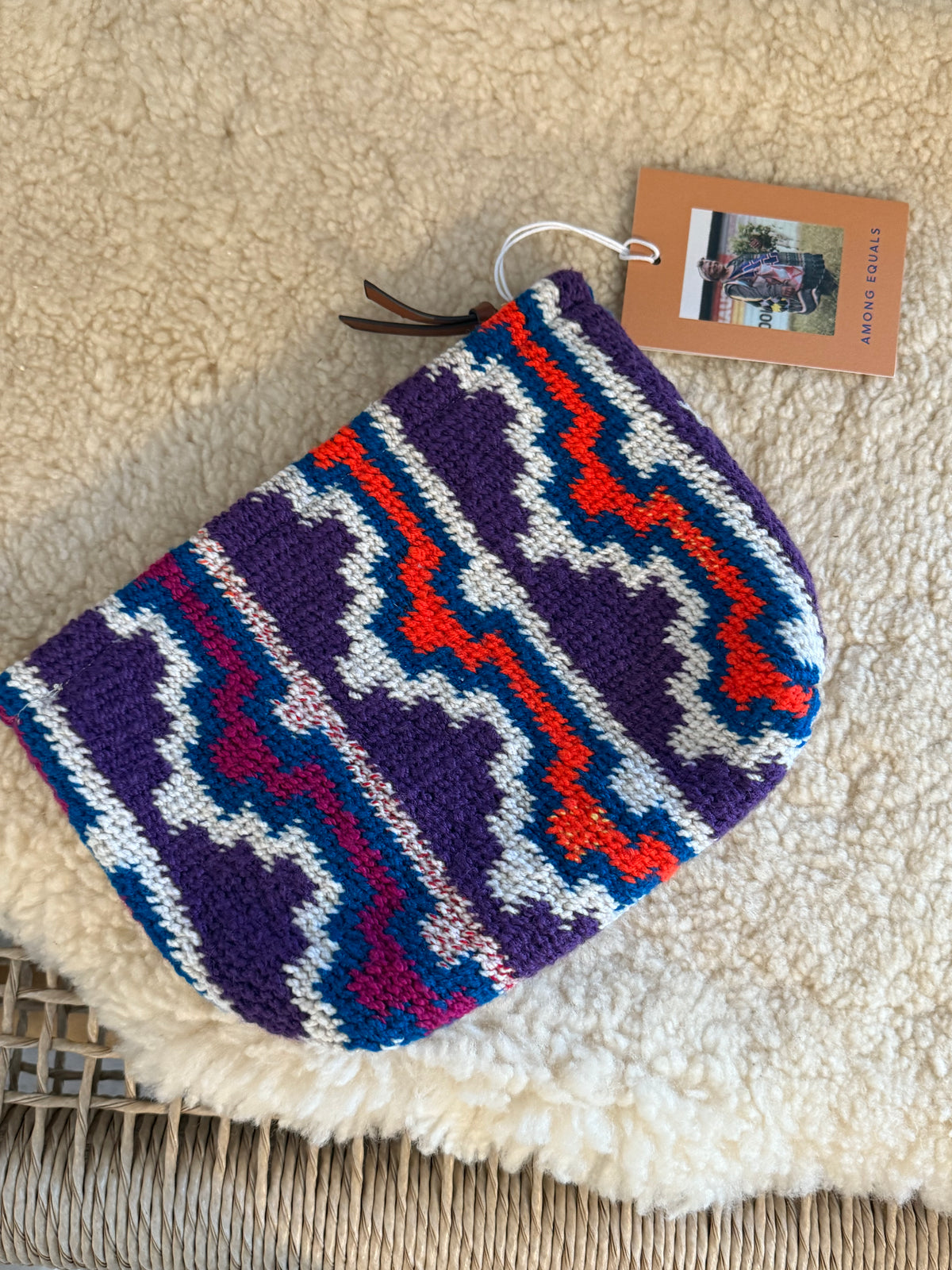 Among Equals Zip Bilum purse