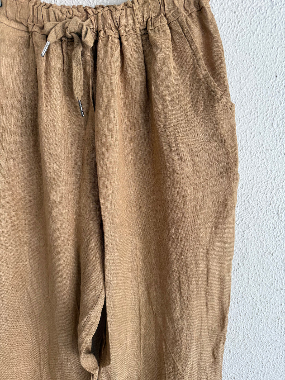 Mamapapa Pepe Linen Pants- Camel